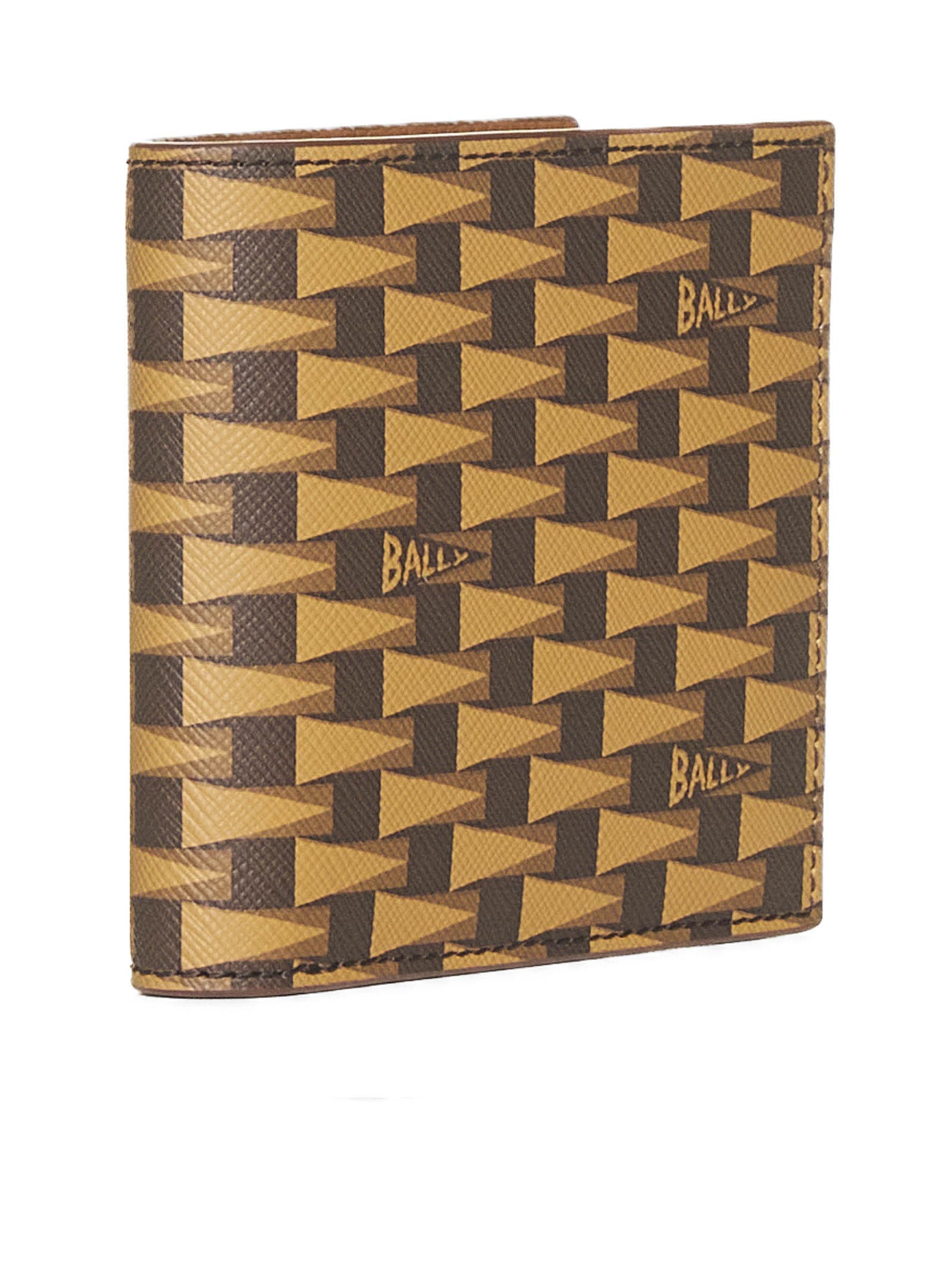 Shop Bally Wallet In Multideserto+oro