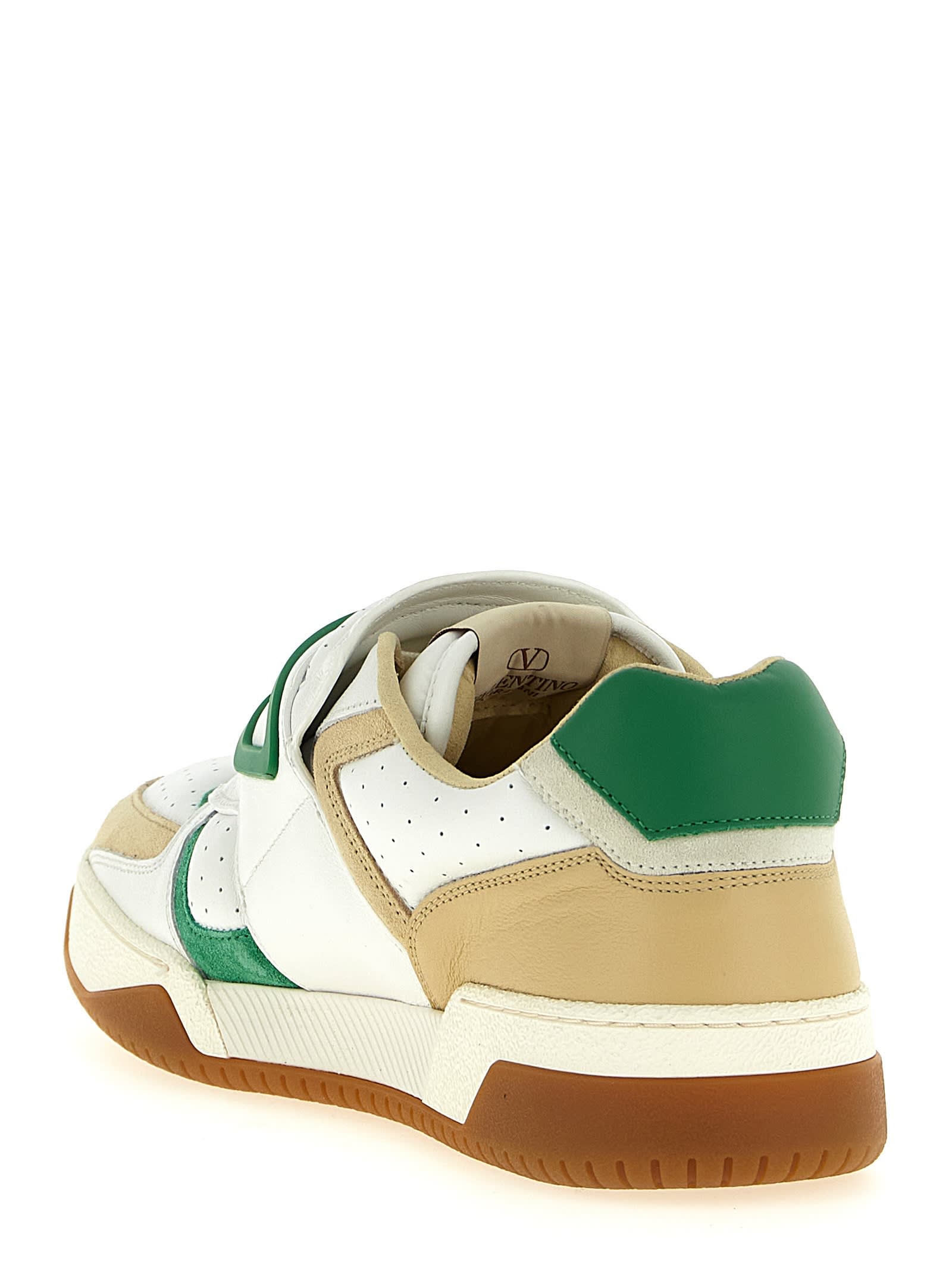 Valentino Garavani Vg Joie De Jouer Sneaker In Nappa Calfskin In White
