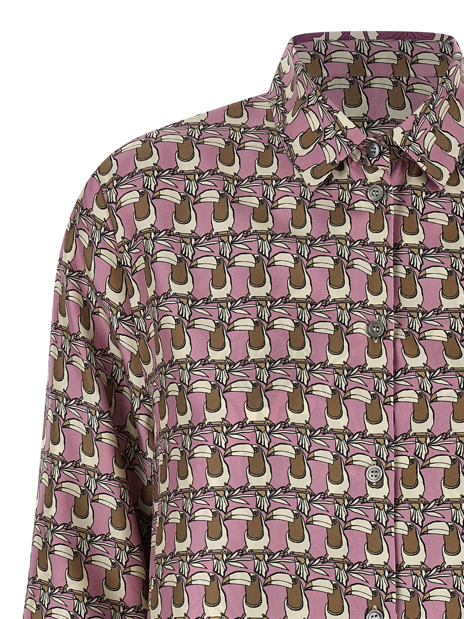 Max Mara Times Shirt And Blouse Multicolor In Pink