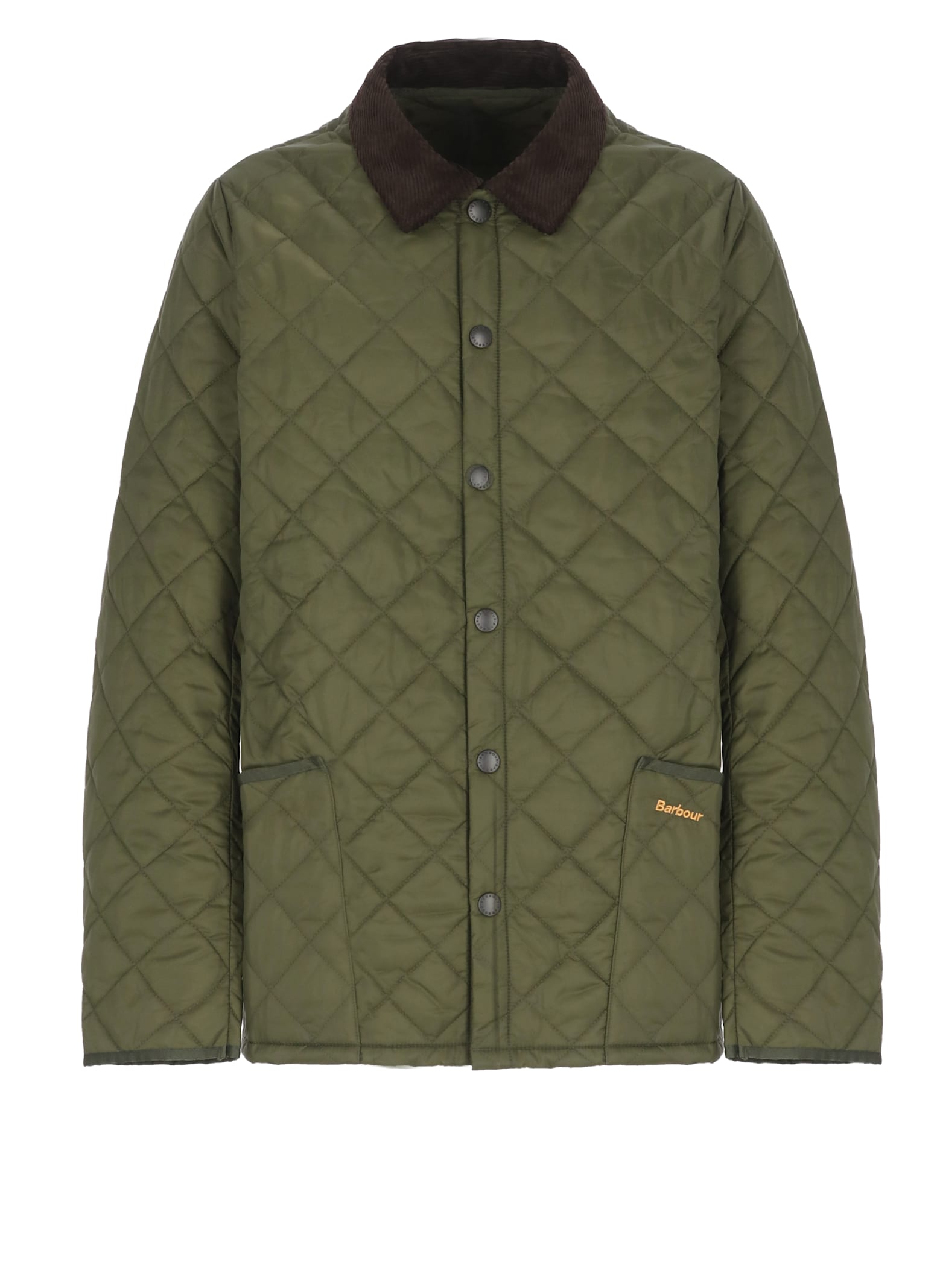 Barbour Heritage Liddesdale Quilted Jacket In Green