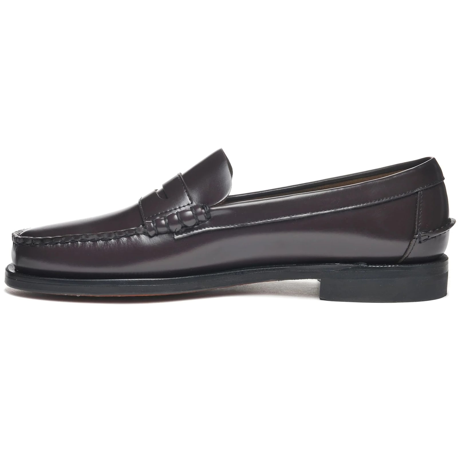 Sebago Black Calf Leather Loafers