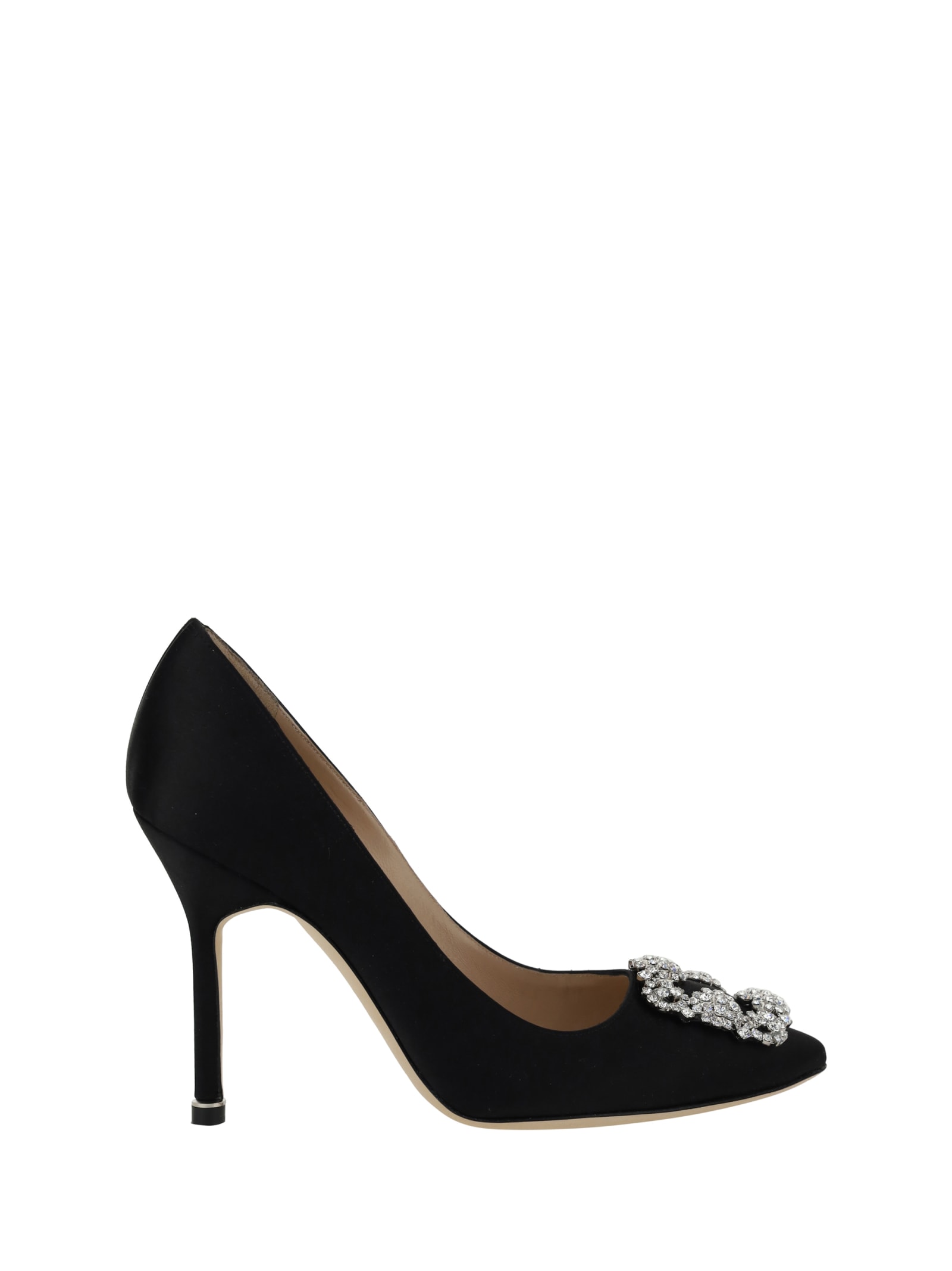 Manolo Blahnik Hangisi 110mm Crystal-embellished Pumps In Animal Print