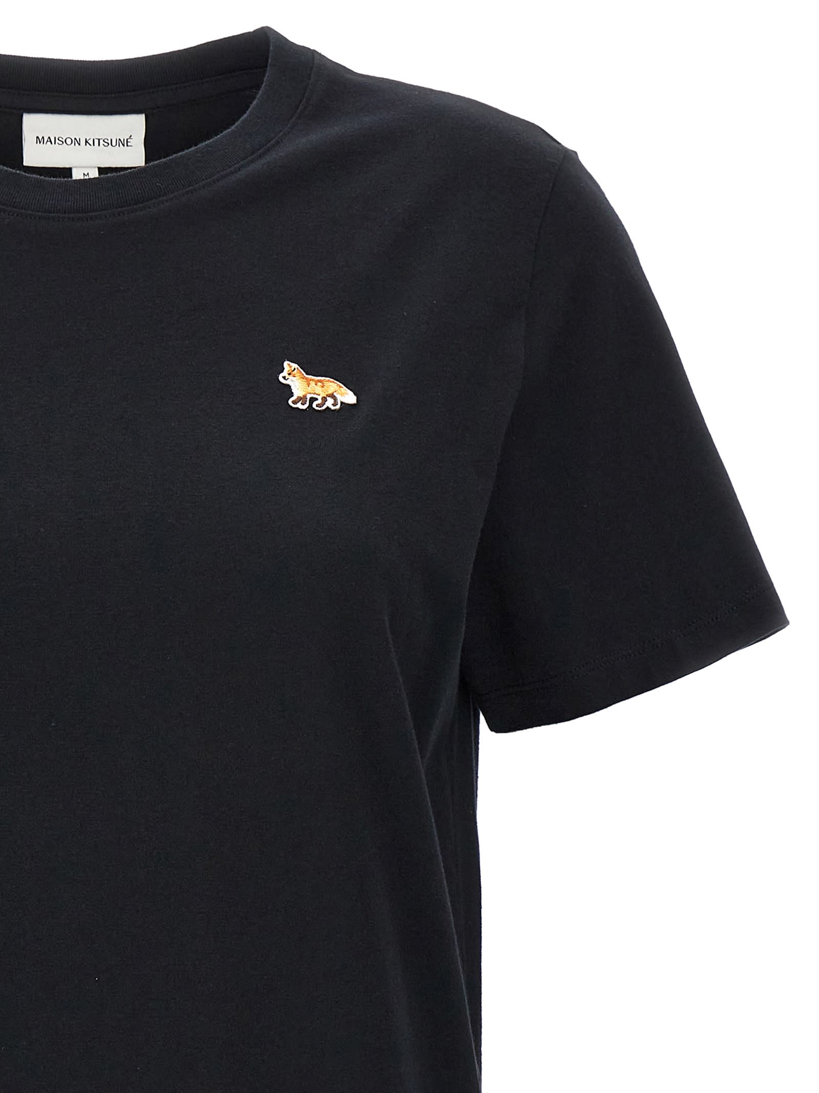 Shop Maison Kitsuné Baby Fox T-shirt In Black