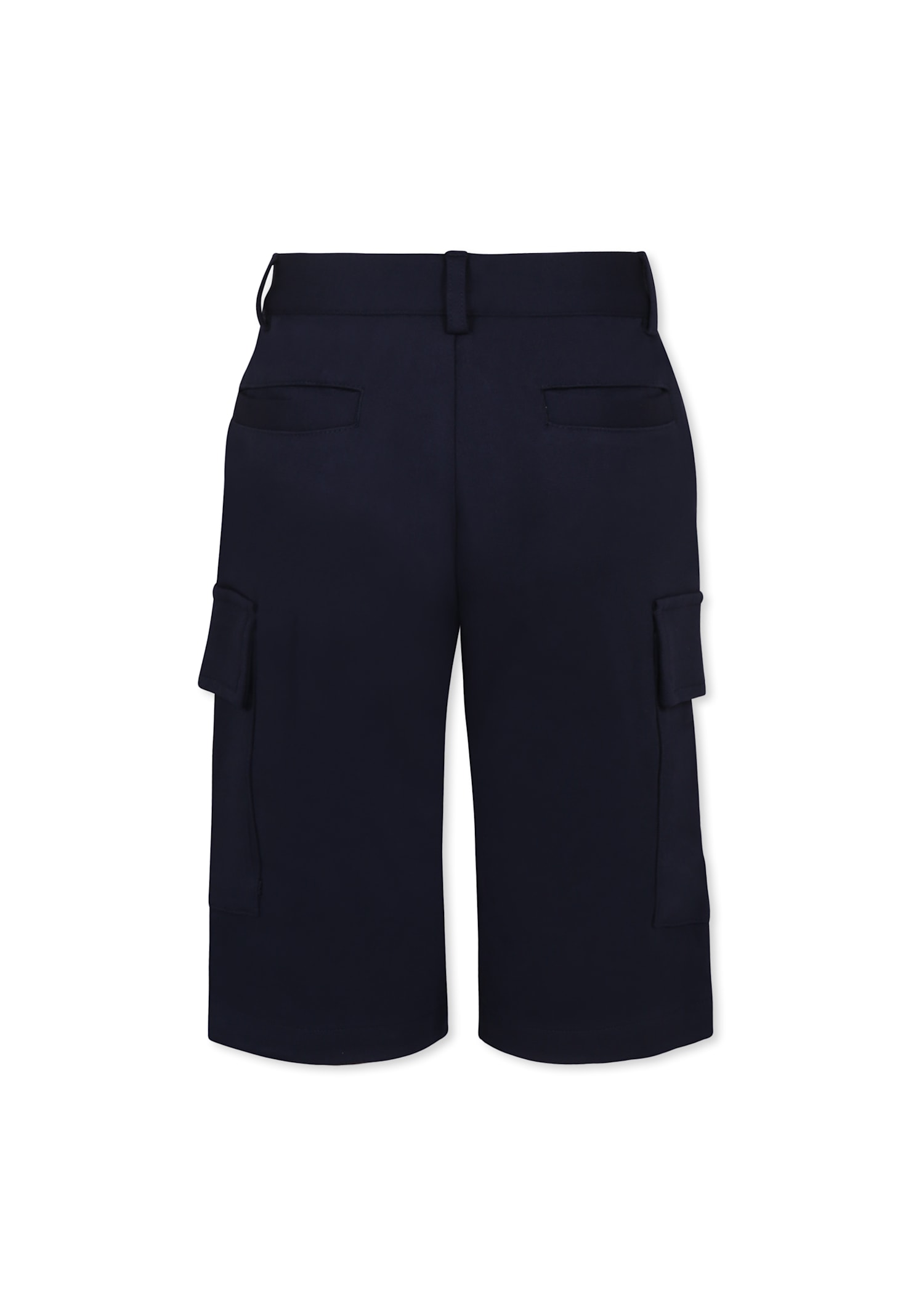 Hugo Boss Blue Shorts For Boy With Logo In Blue