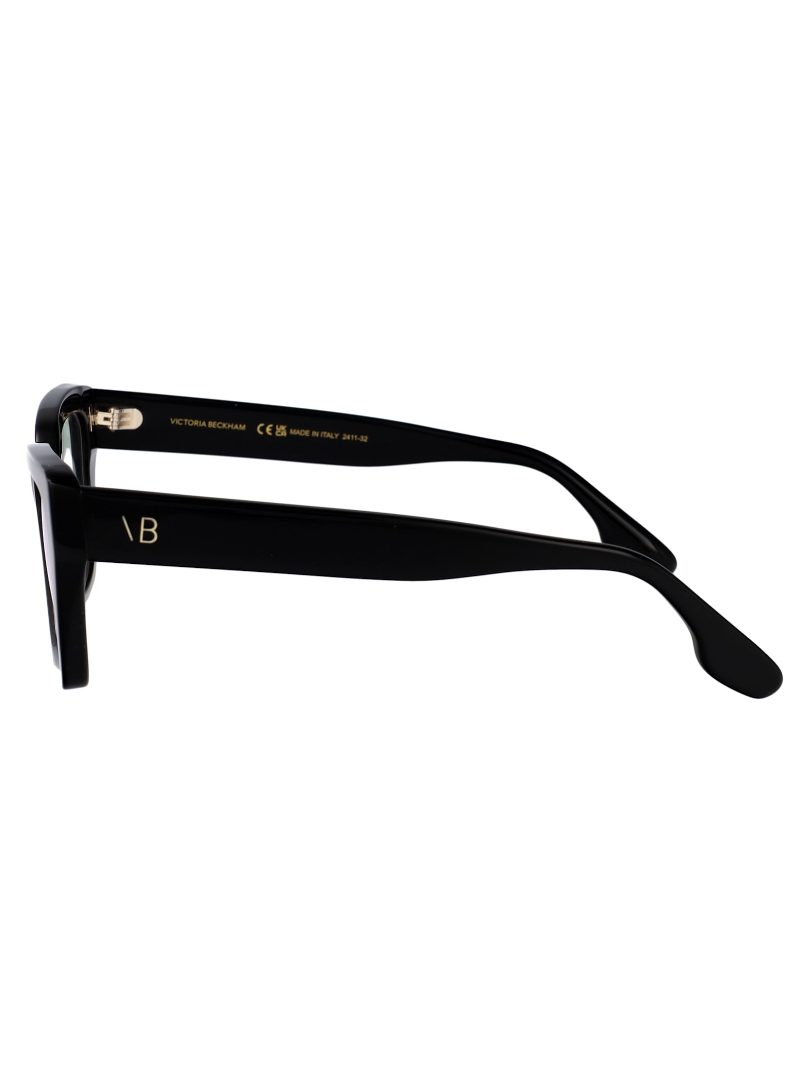 Victoria Beckham Square-frame Glasses In Black