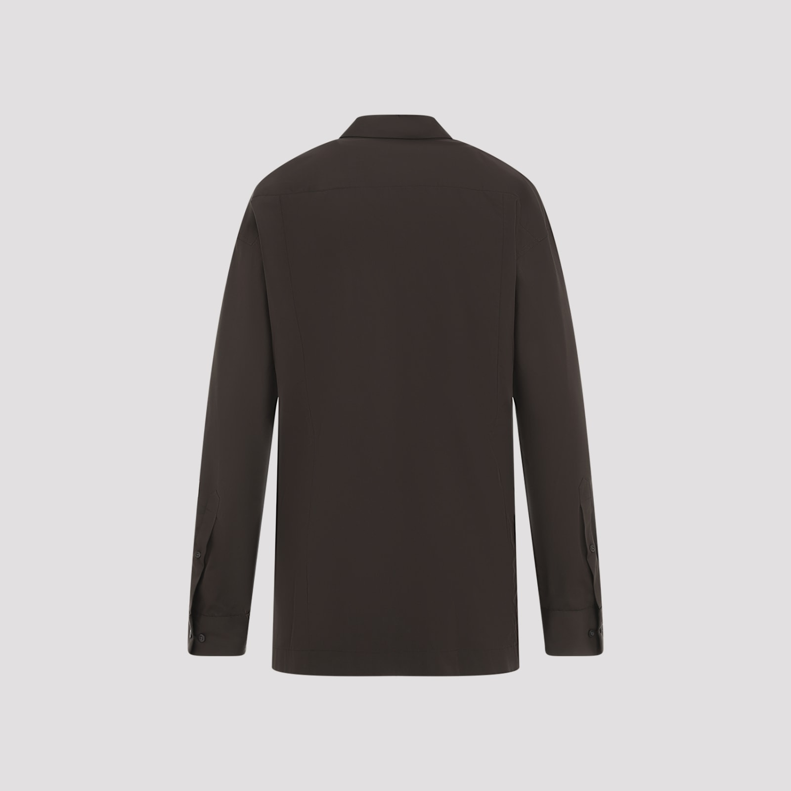 Shop Dries Van Noten Clicks Shirt In Dark Brown