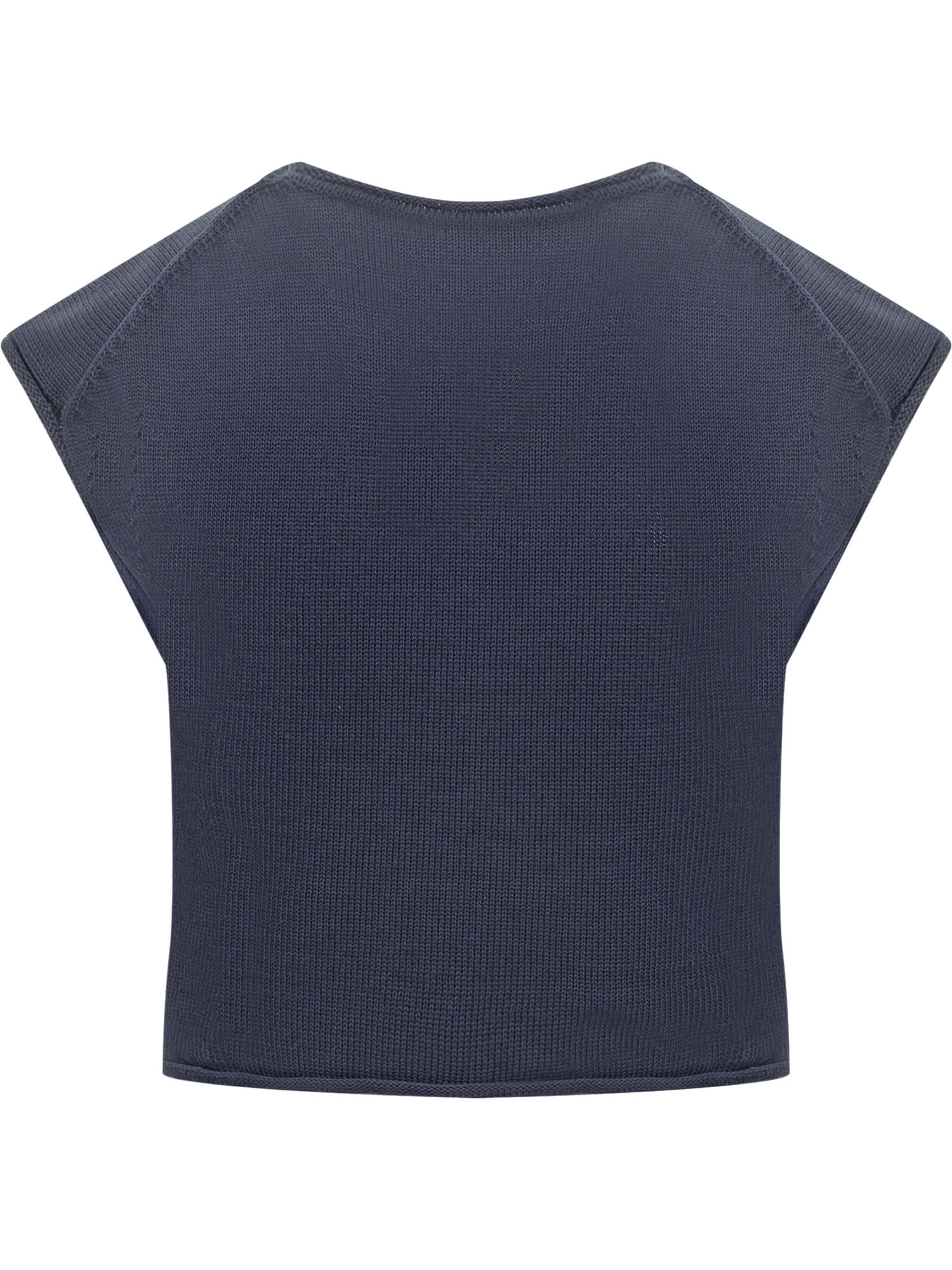 Shop Kenzo Sweater Top In Blue Nuit