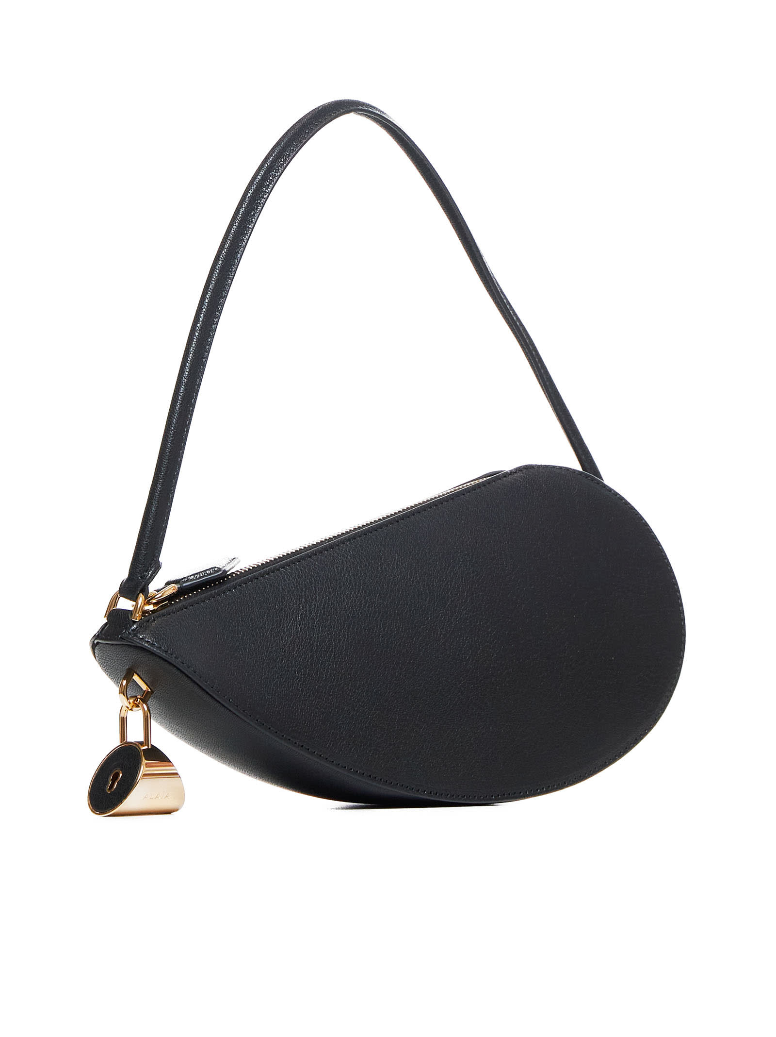 Shop Alaïa Shoulder Bag In Black