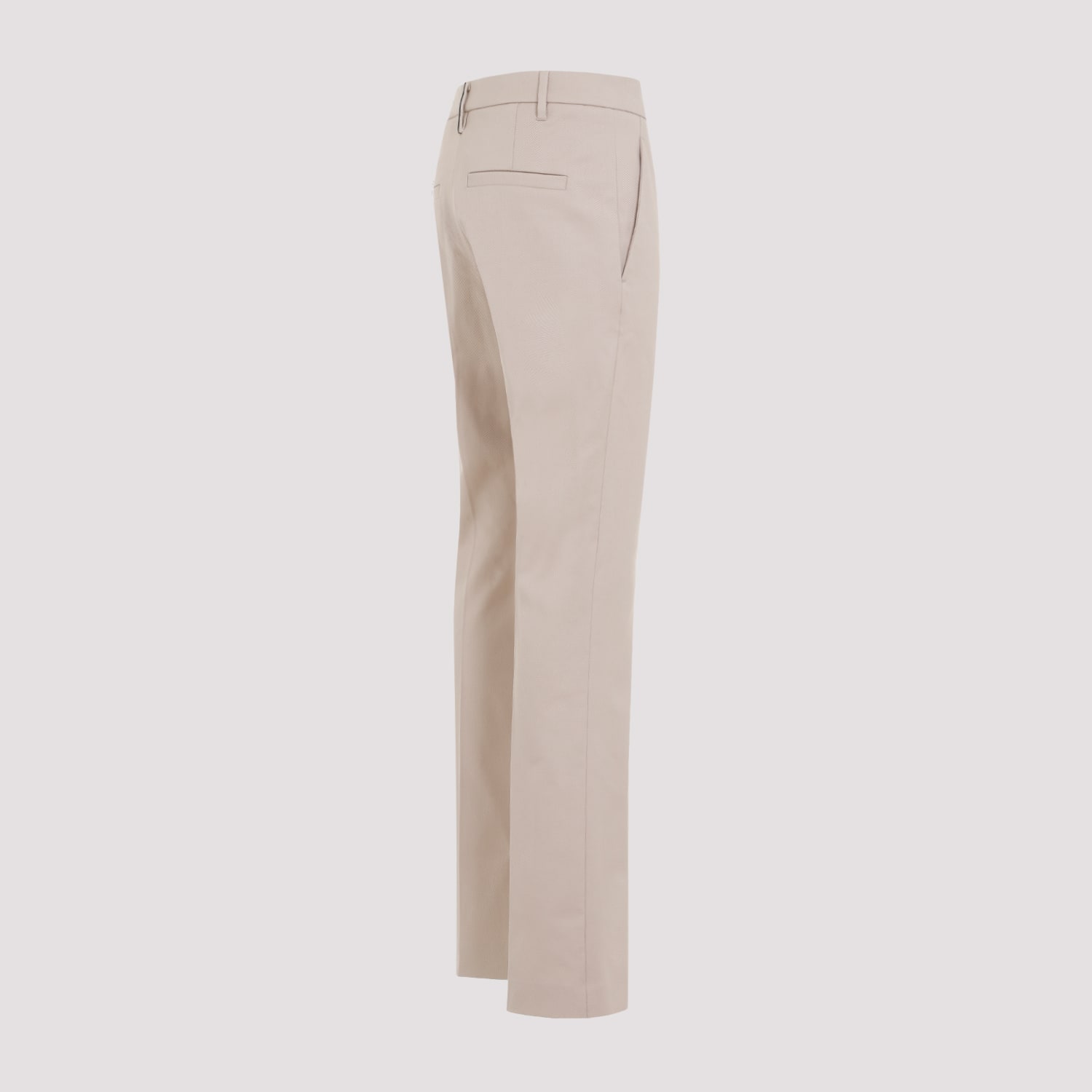 Shop Brunello Cucinelli Cotton Pants In Sabbia