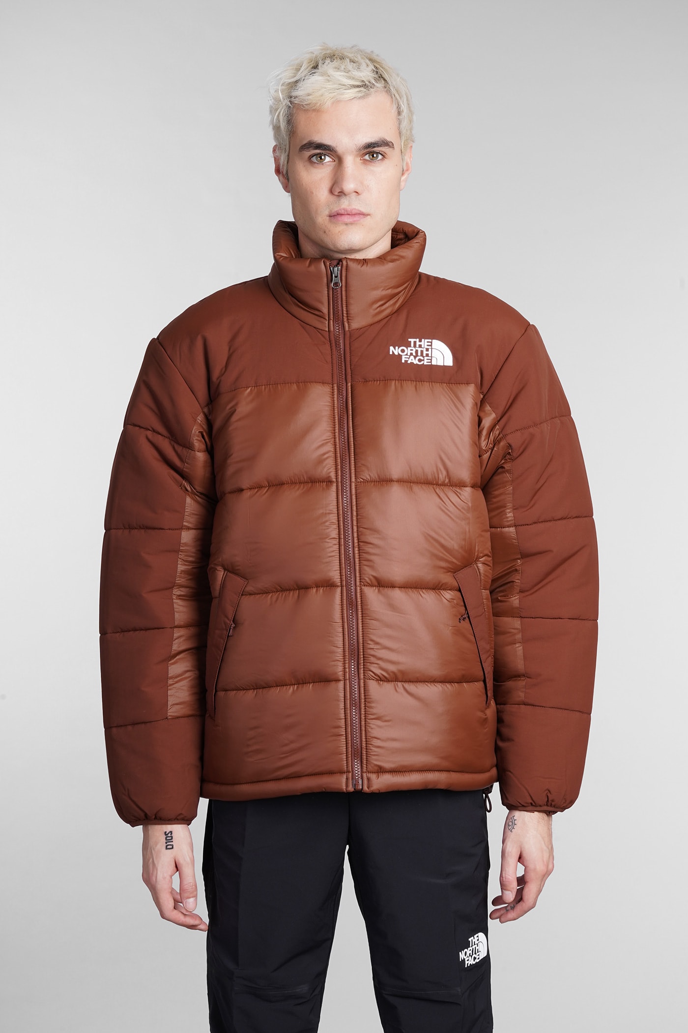 THE NORTH FACE PUFFER IN BROWN NYLON