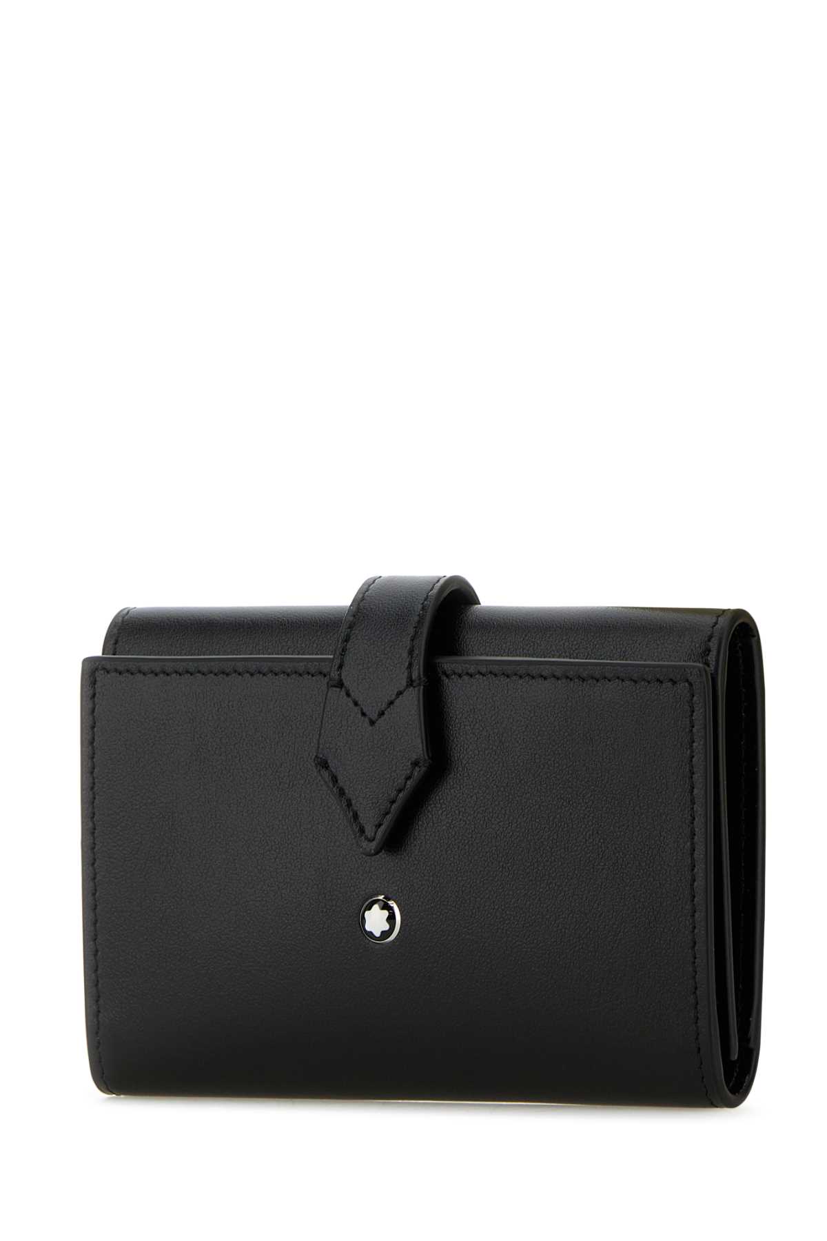 Montblanc Black Leather Wallet In Black