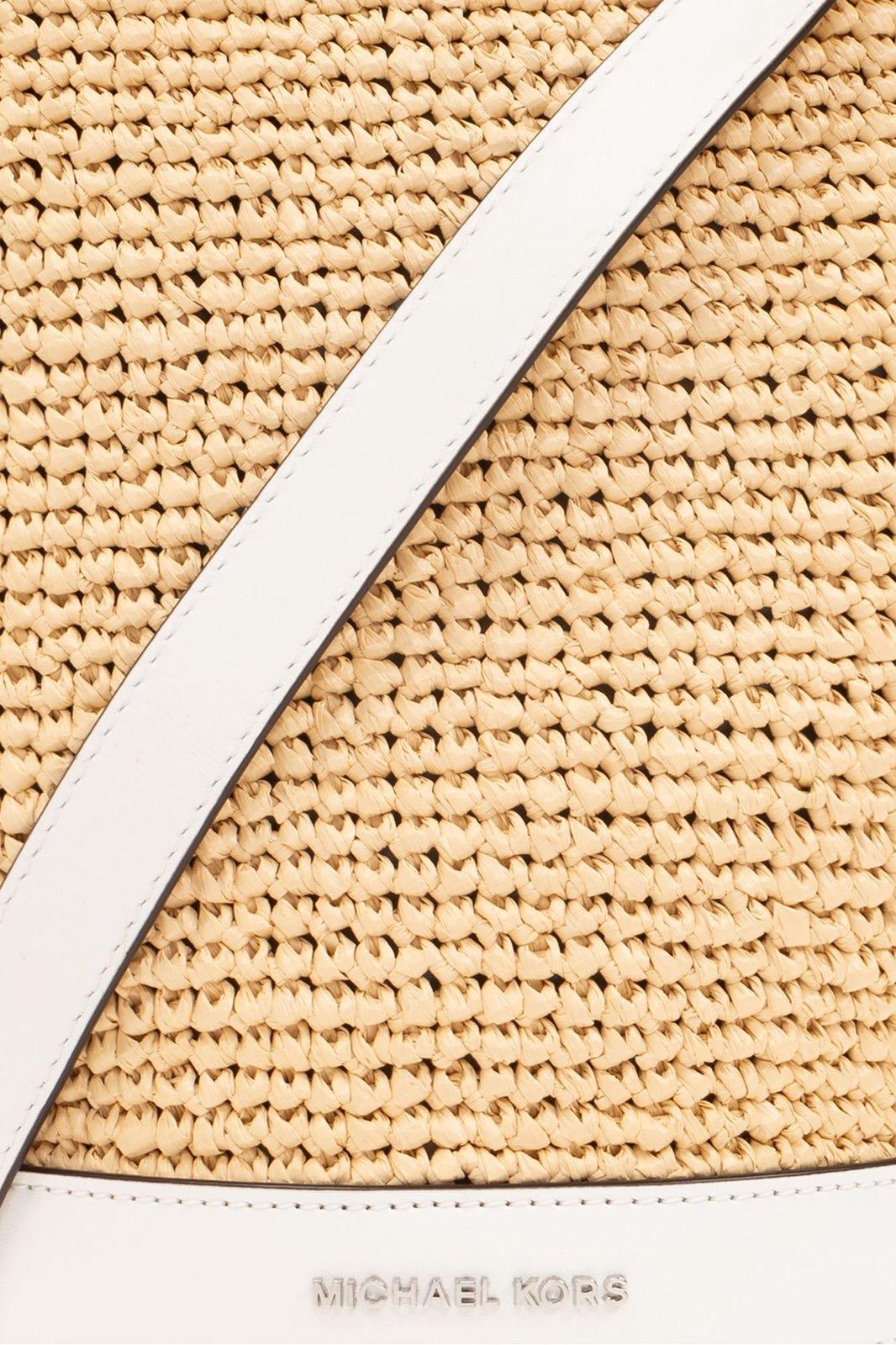 Michael Kors Small Open Top Townsend Bucket Bag In Ivory