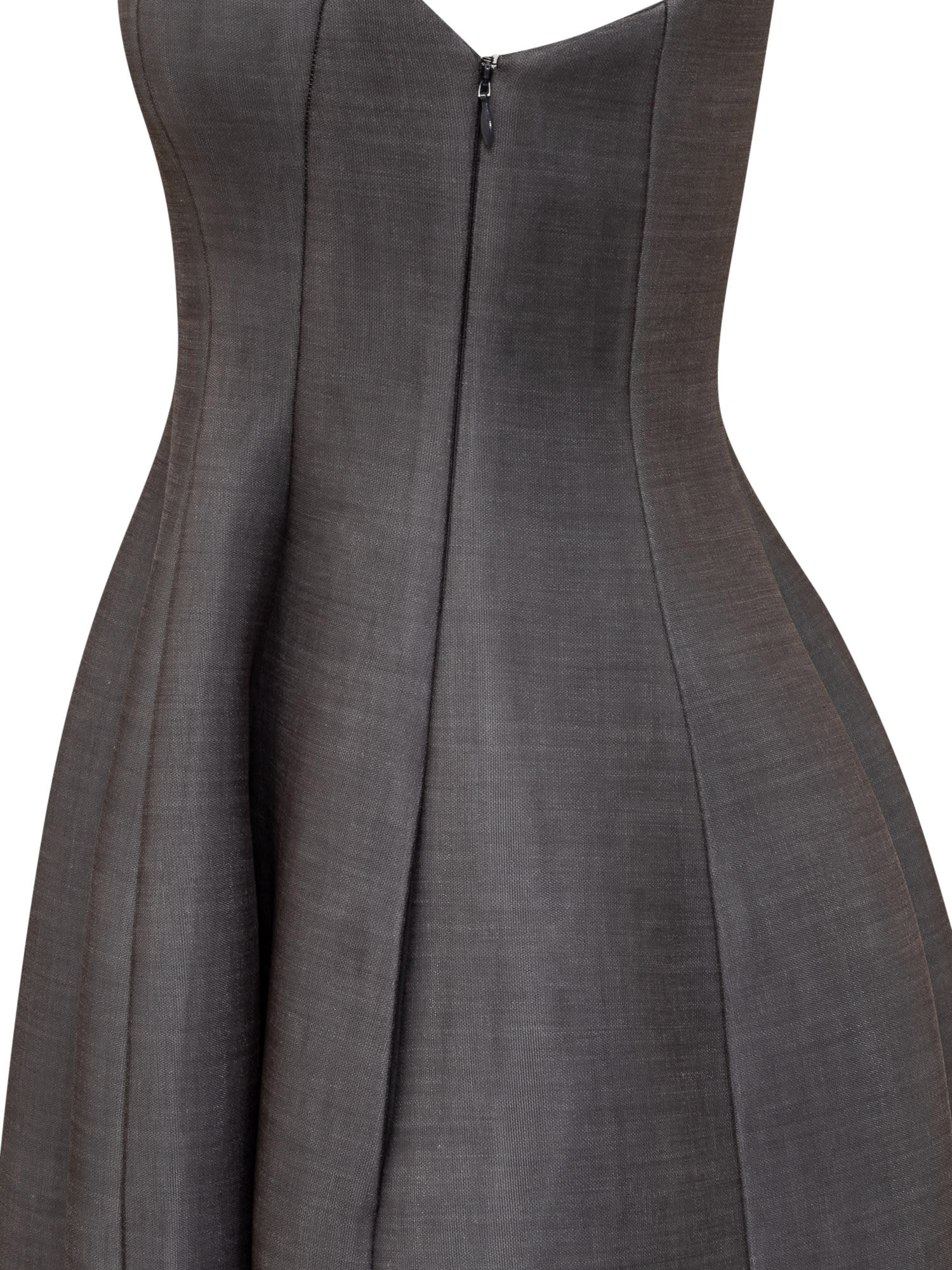 Shop Philosophy Di Lorenzo Serafini Light Scuba Dress In Grigio