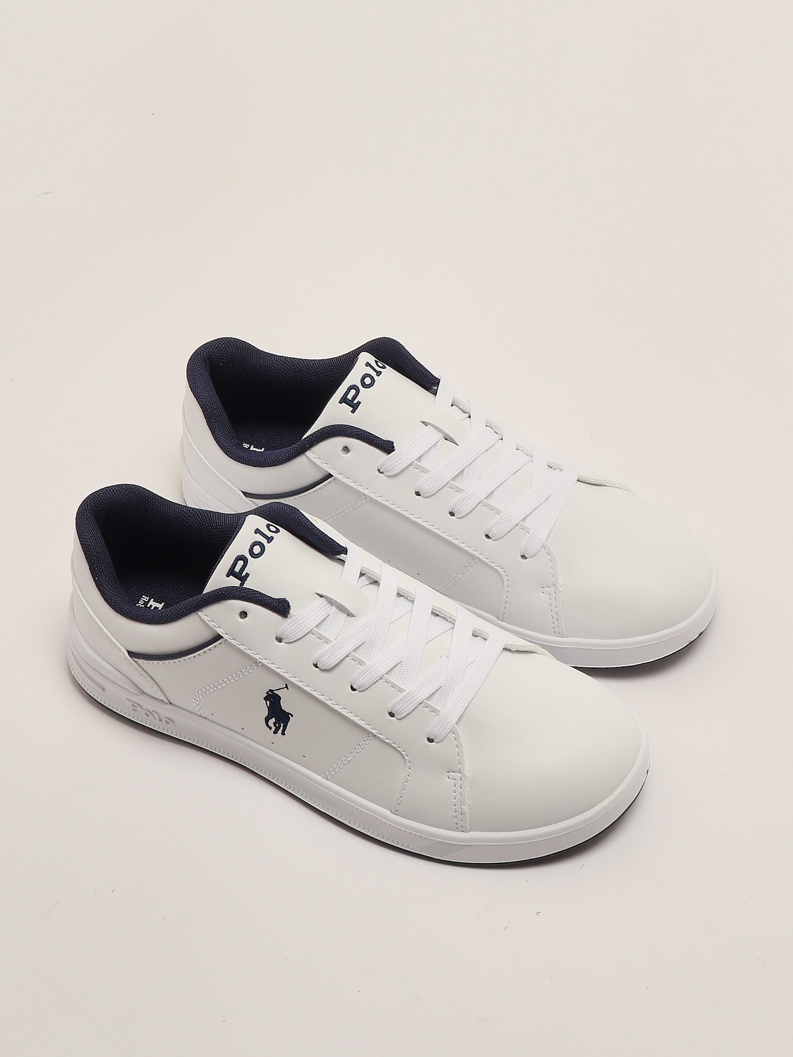 Polo Ralph Lauren Polo Pony Round-toe Sneakers In Neutral