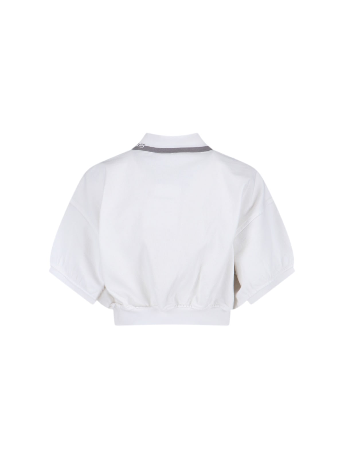 Alexander Wang Logo Polo Shirt In White
