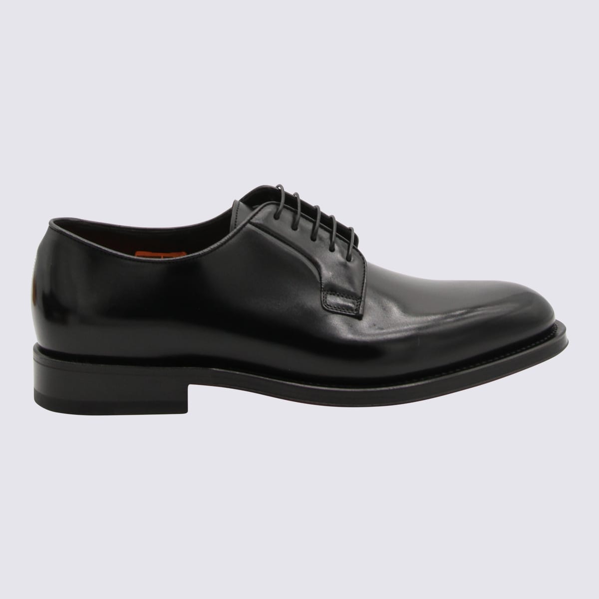 Black Leather Lace Up Shoes