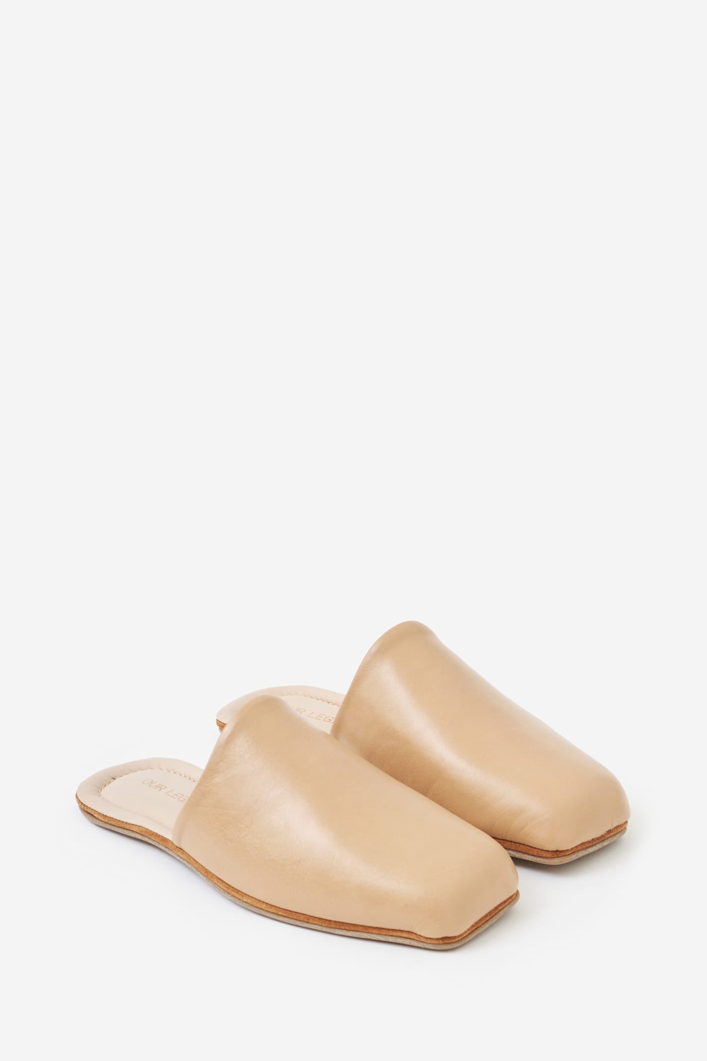 Our Legacy Cigarr Slipper Flats In Sand