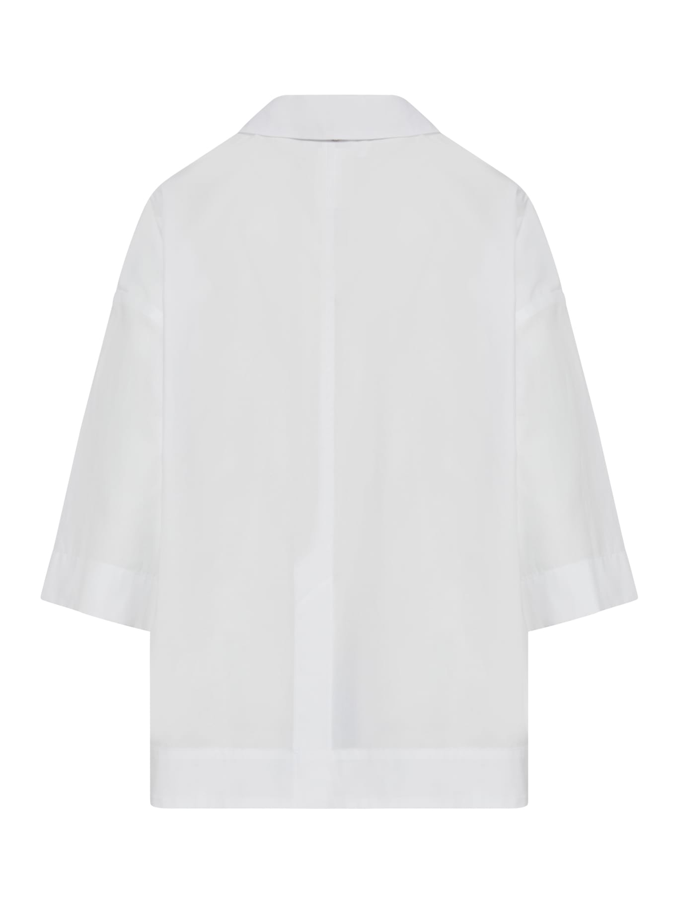 Shop Sportmax Parole Shirt In Optic White