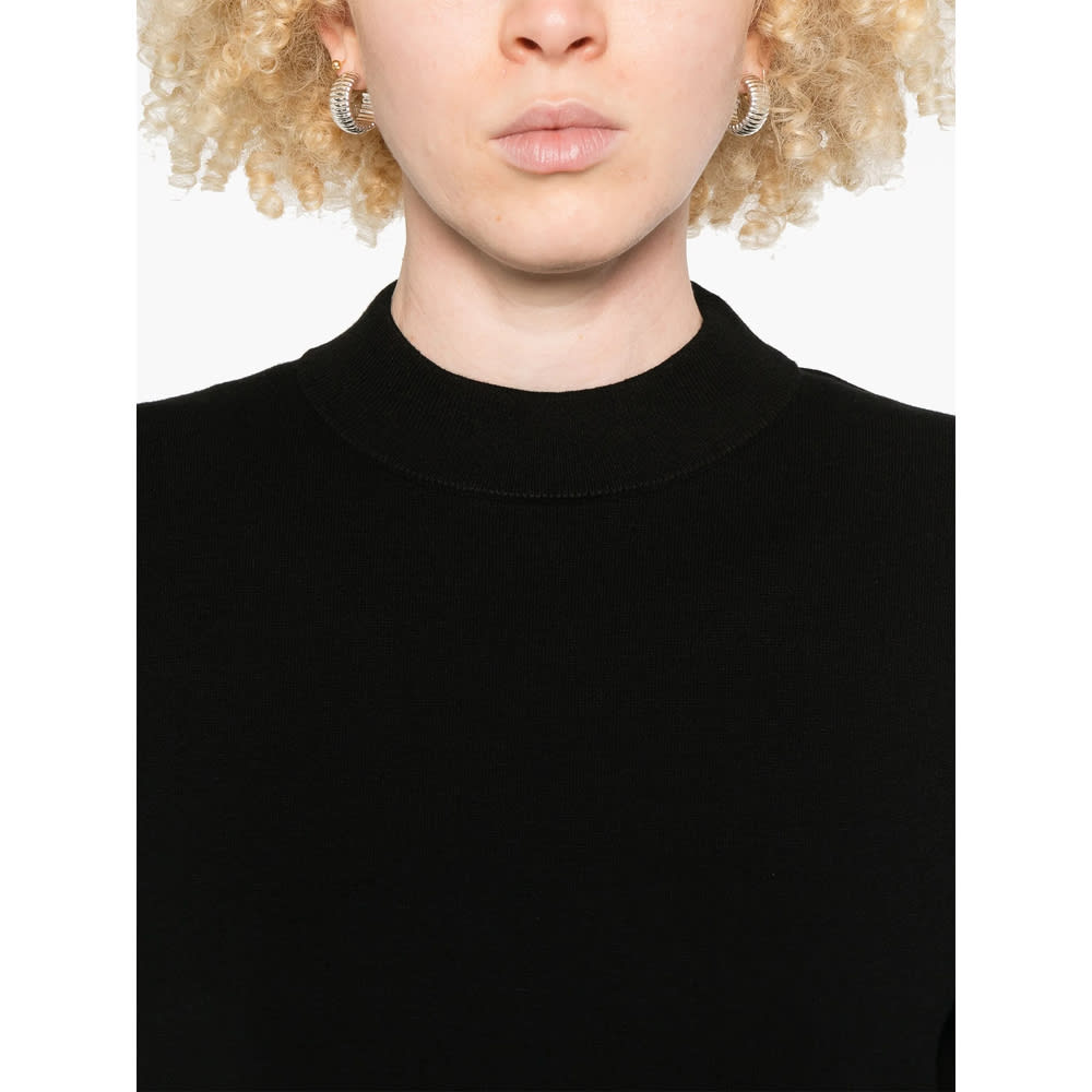 Max Mara Studio Sweaters In Black