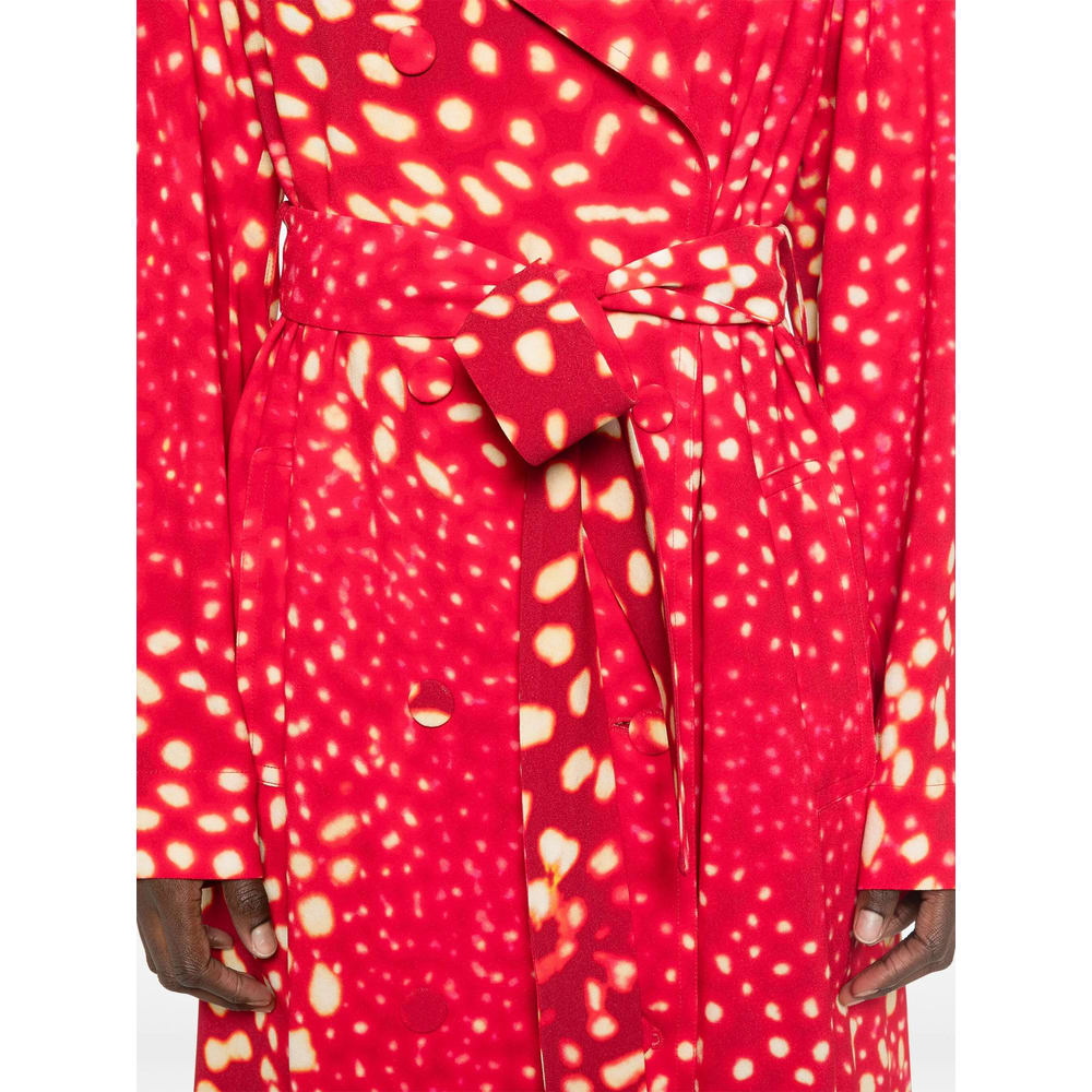 Dries Van Noten Coat In Red
