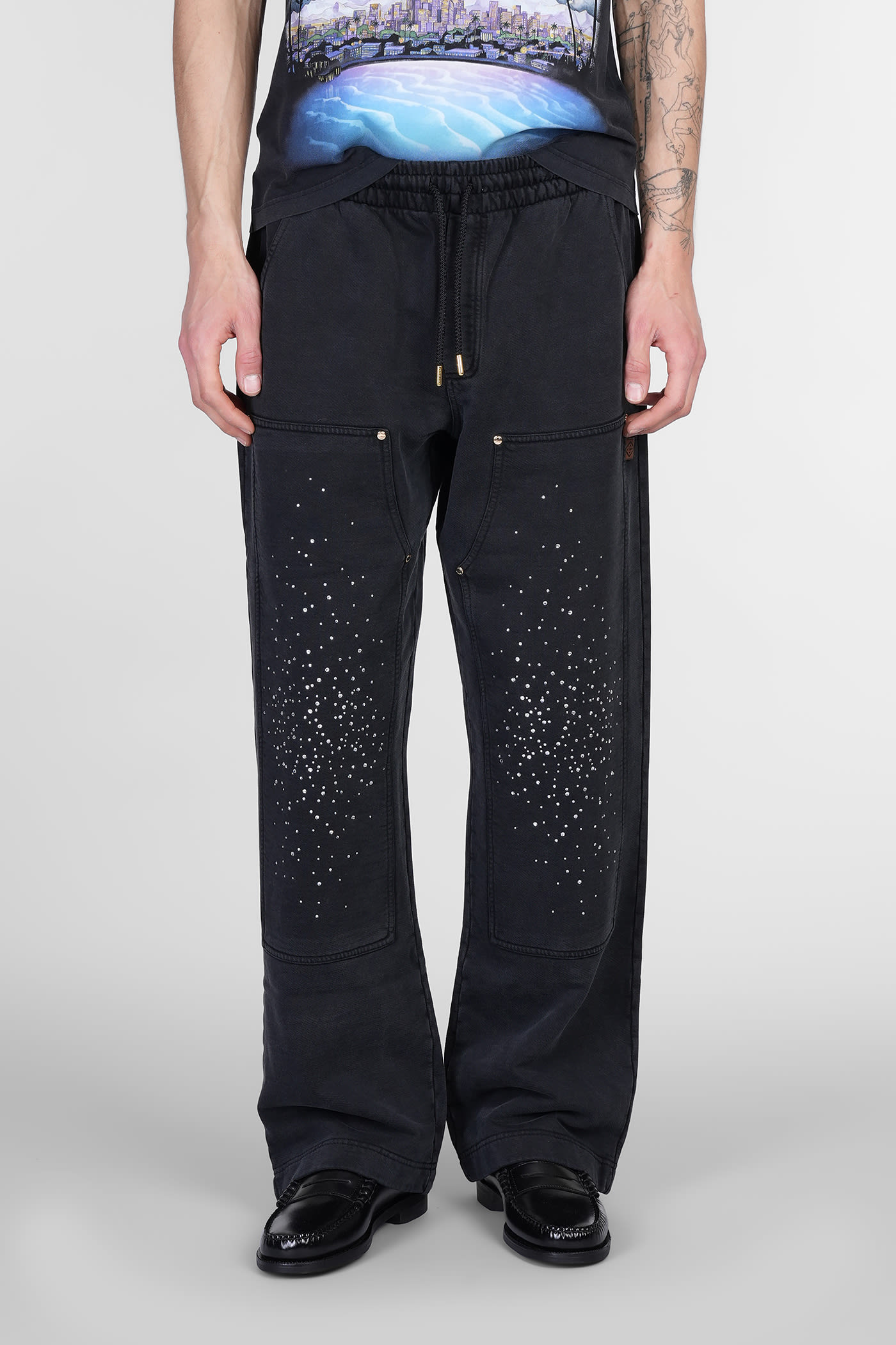 Pants In Black Cotton