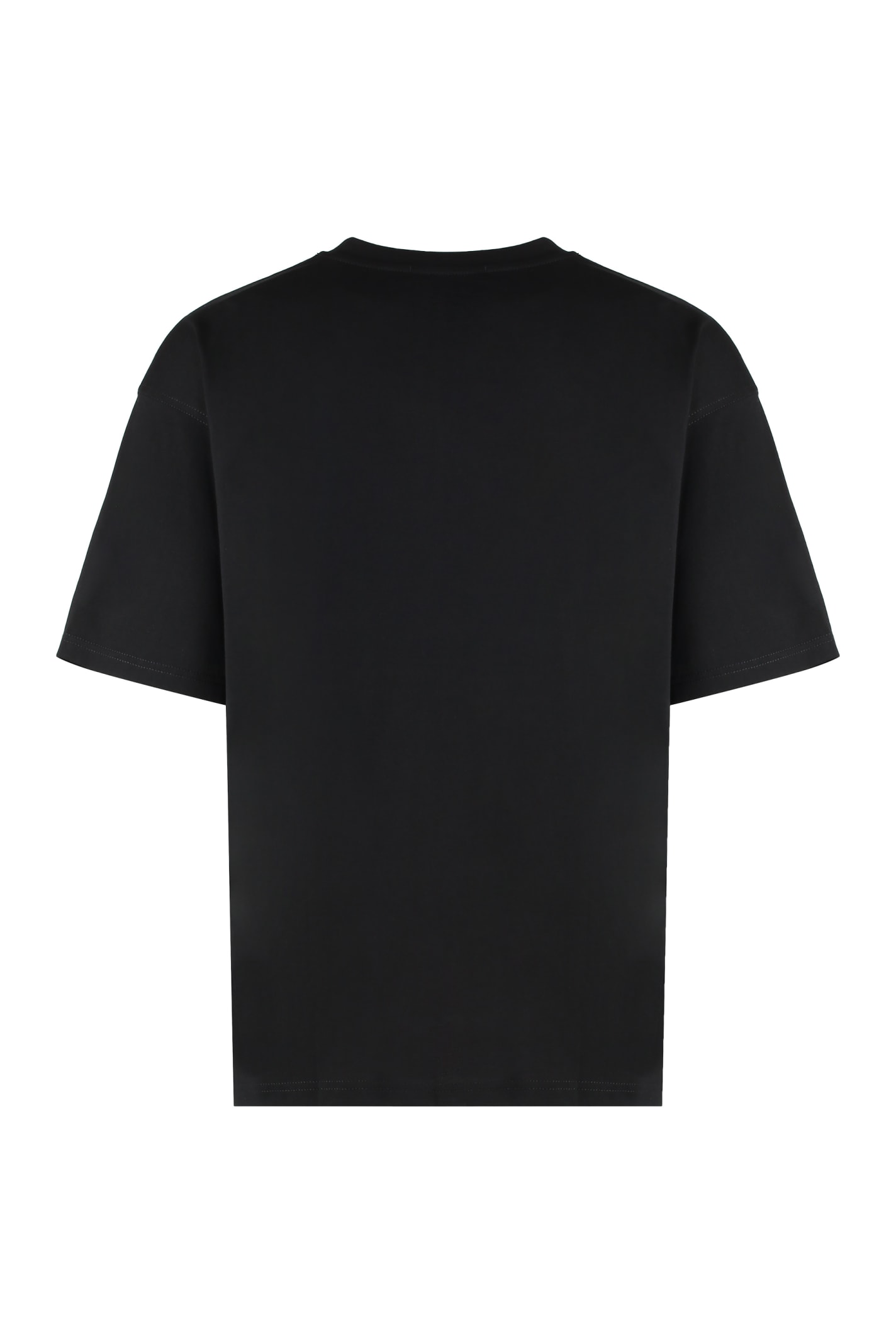 Diesel T-boxt-d Cotton Tee In Black