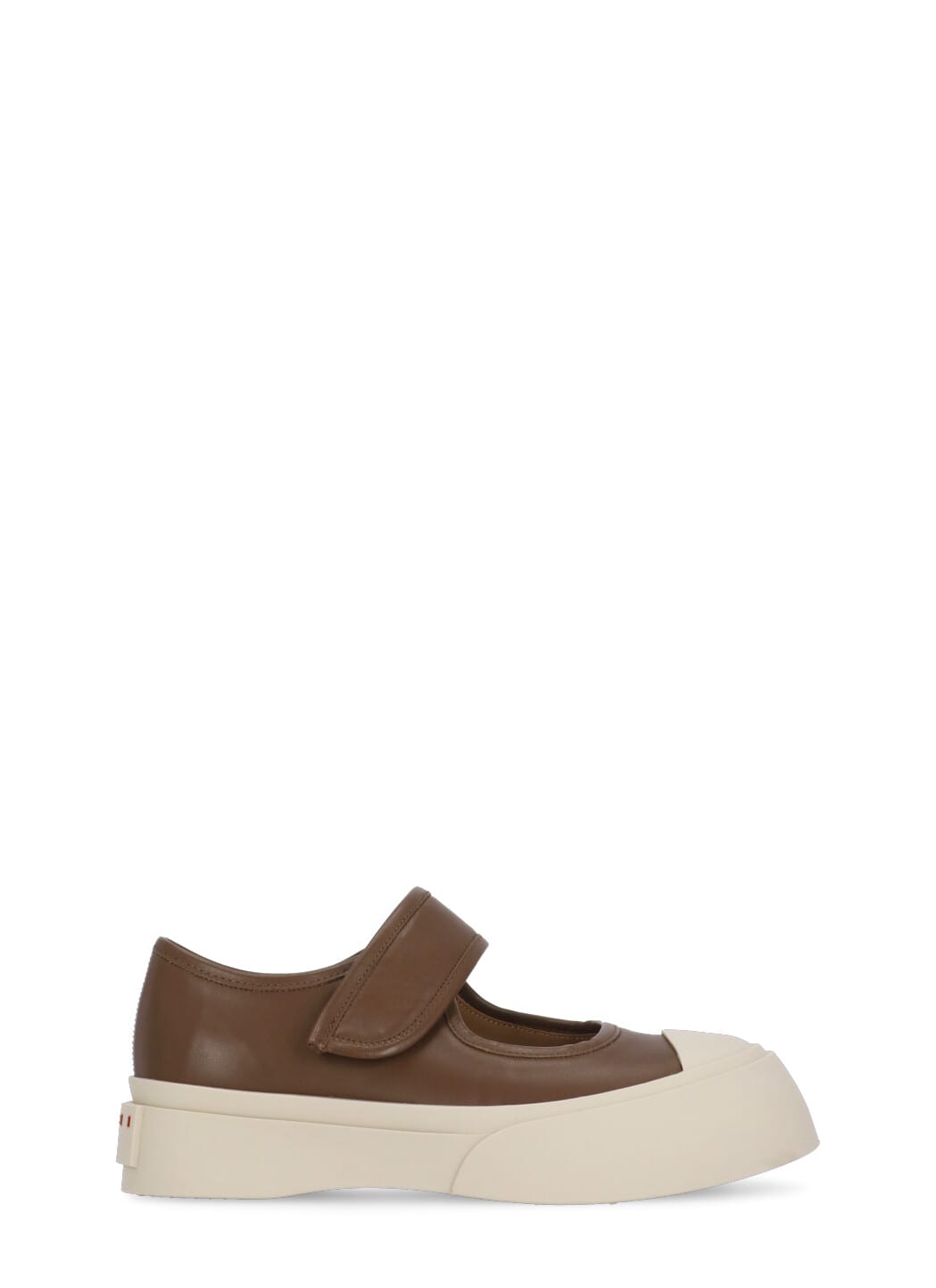 Shop Marni Mary Jane Sneakers In Brown