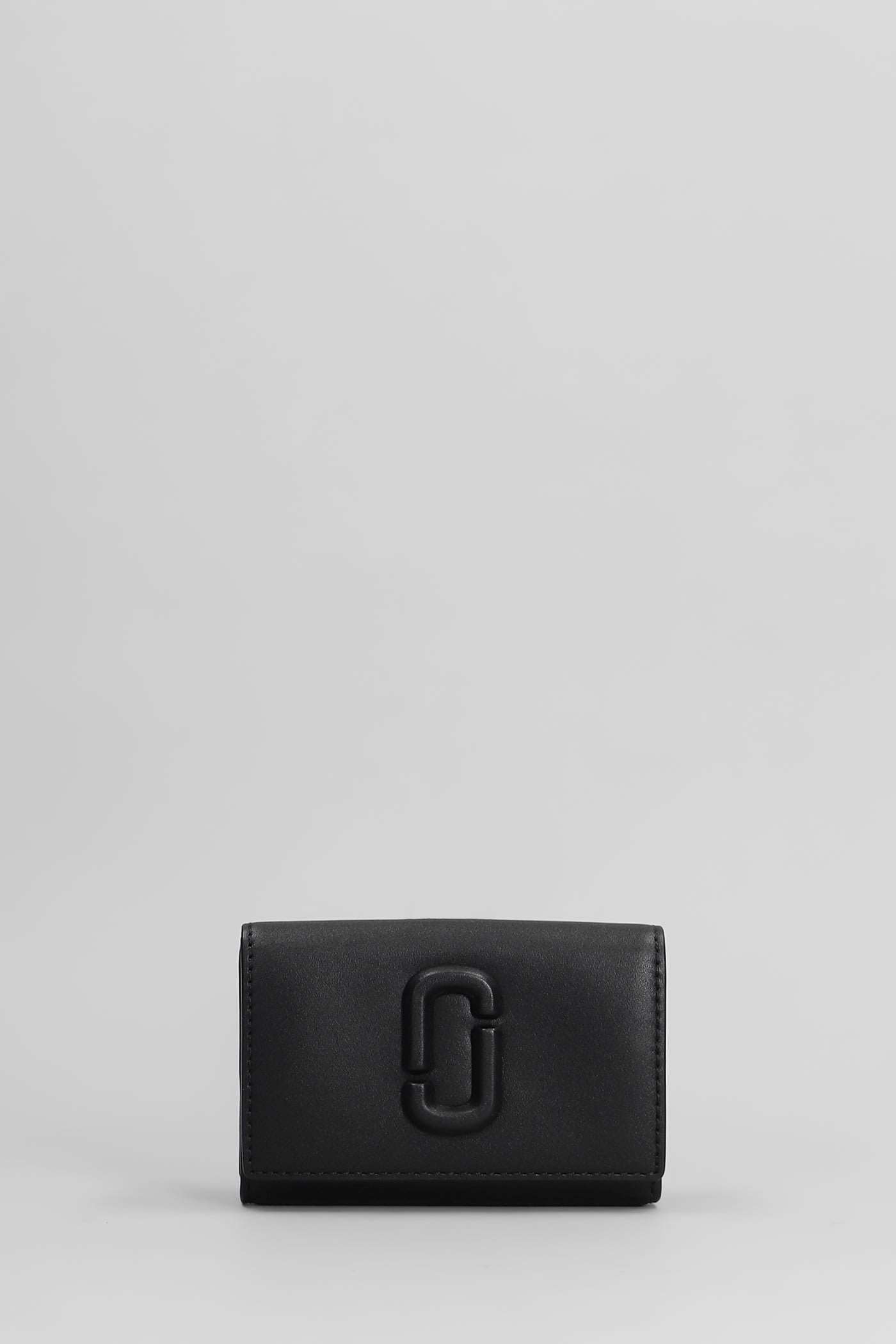 Marc Jacobs The Trifold Wallet Wallet In Black Leather