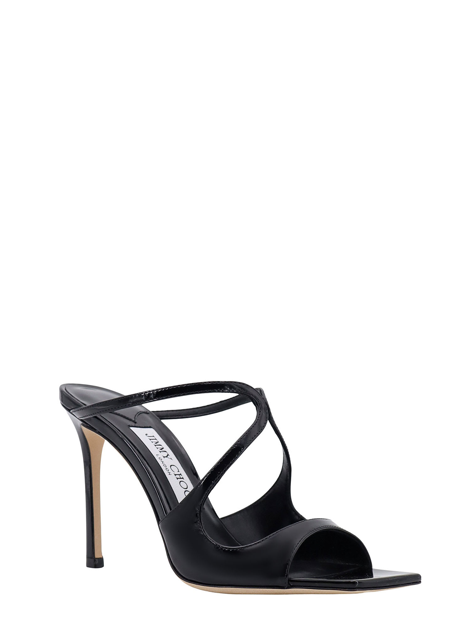 Shop Jimmy Choo Anise 95 Sandals In Black