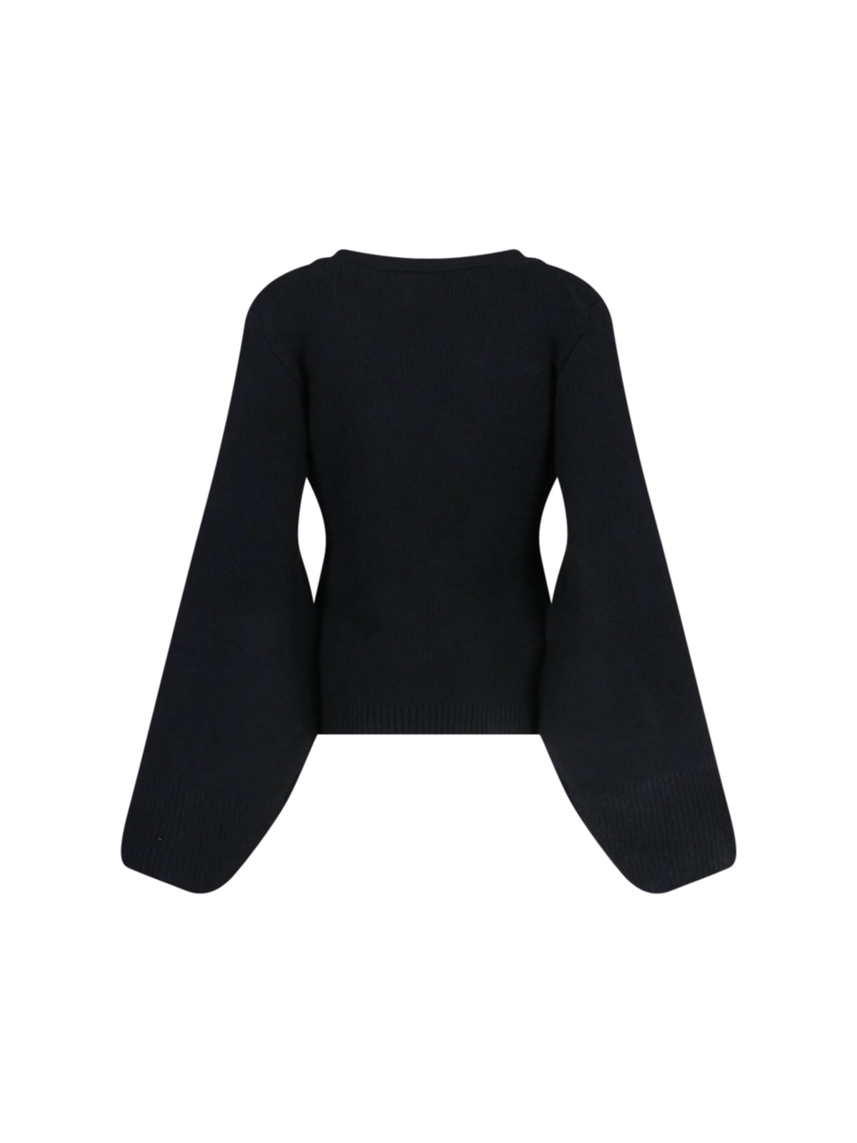 Khaite Scarlet Cardigan In Cashmere In Black