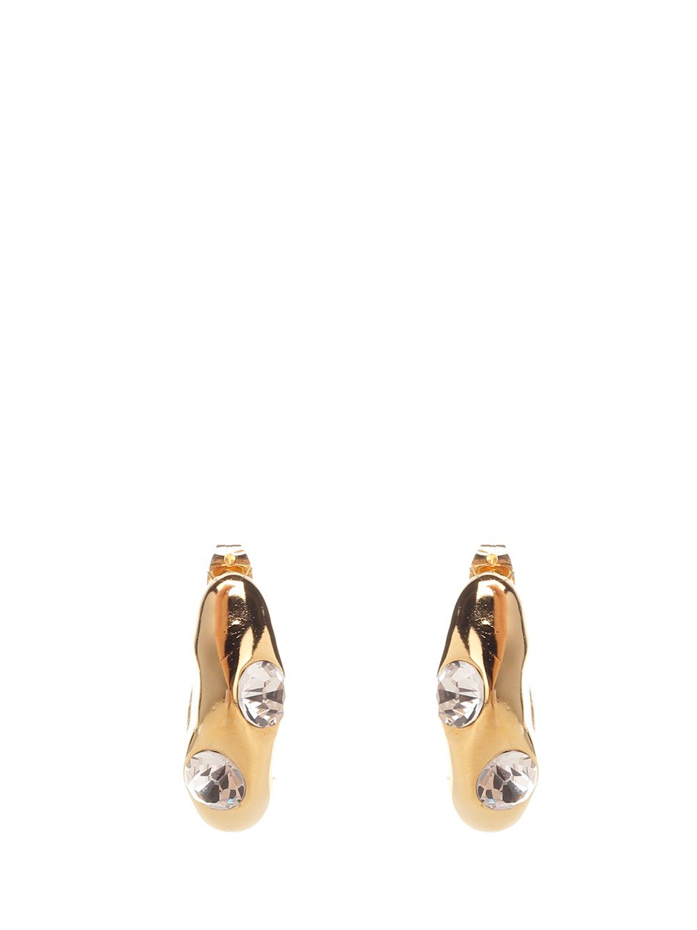 Shop Forte Forte Hoop Earrings In Gold