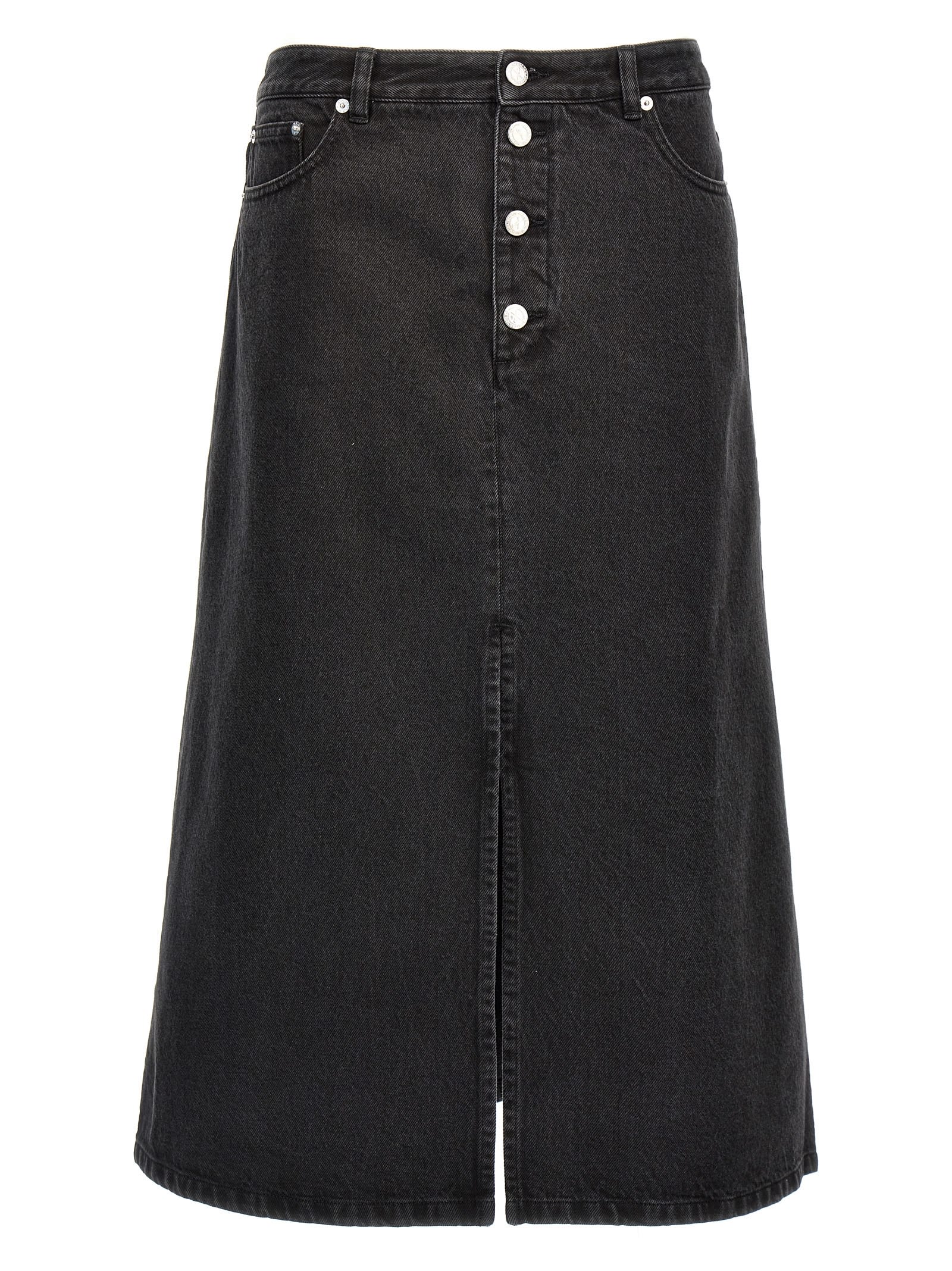 Shop Apc Tennesse Skirt In Black