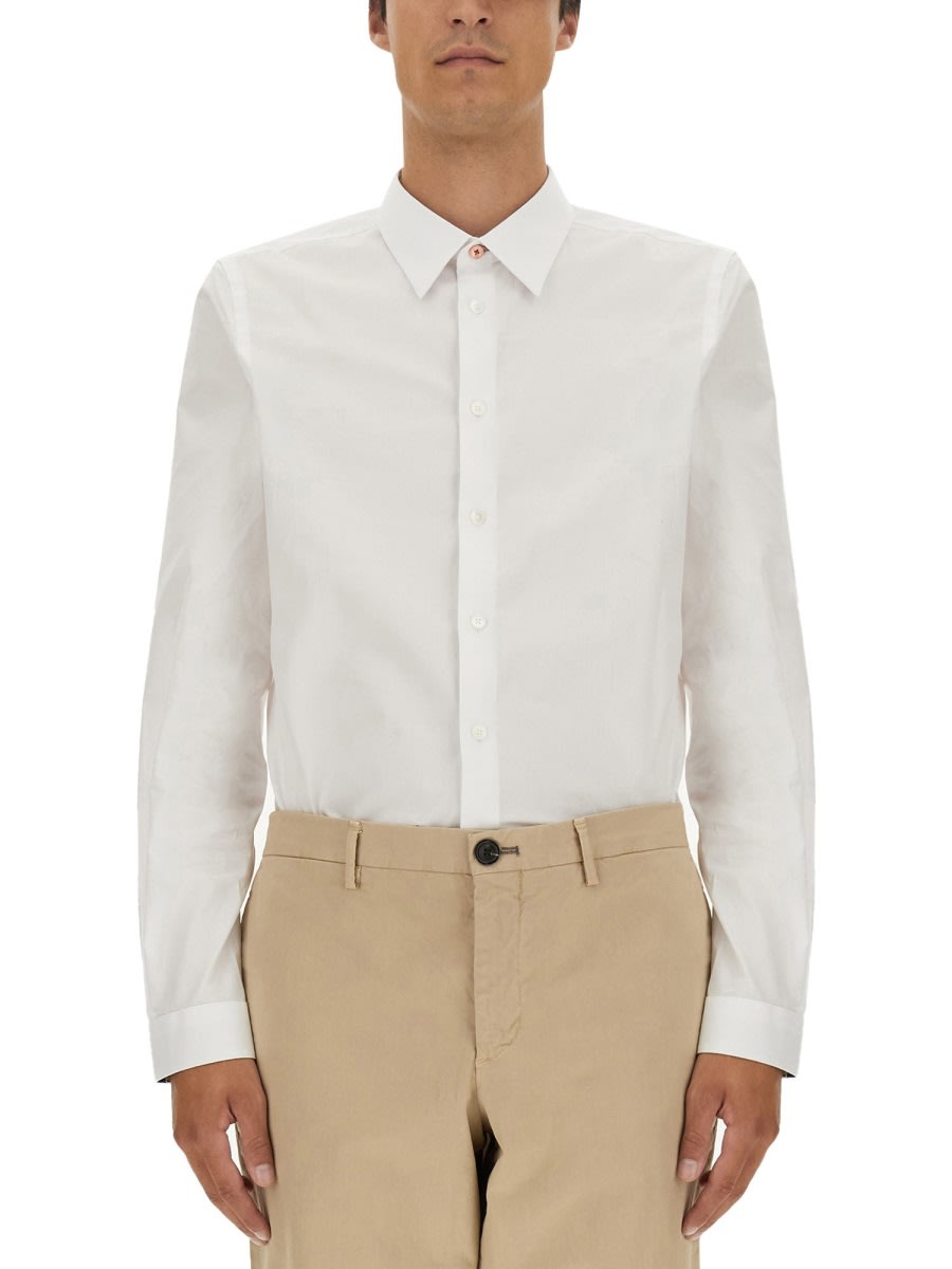 Shop Ps By Paul Smith Regular Fit Shirt In White