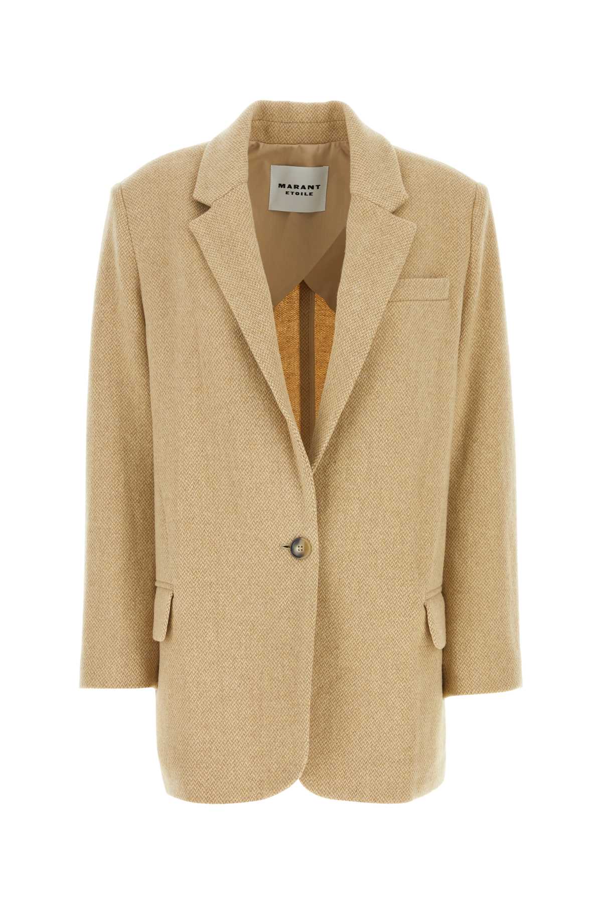 Marant Étoile Beige Wool Blend Cikaito Blazer