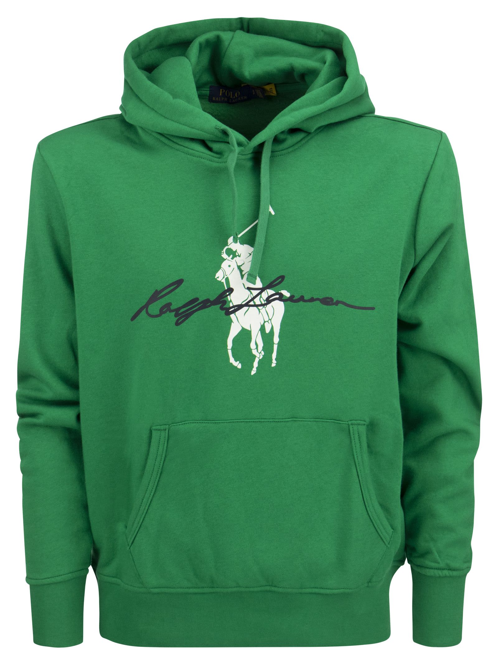 Ralph Lauren Hooded Sweatshirt With Big Pony Logo