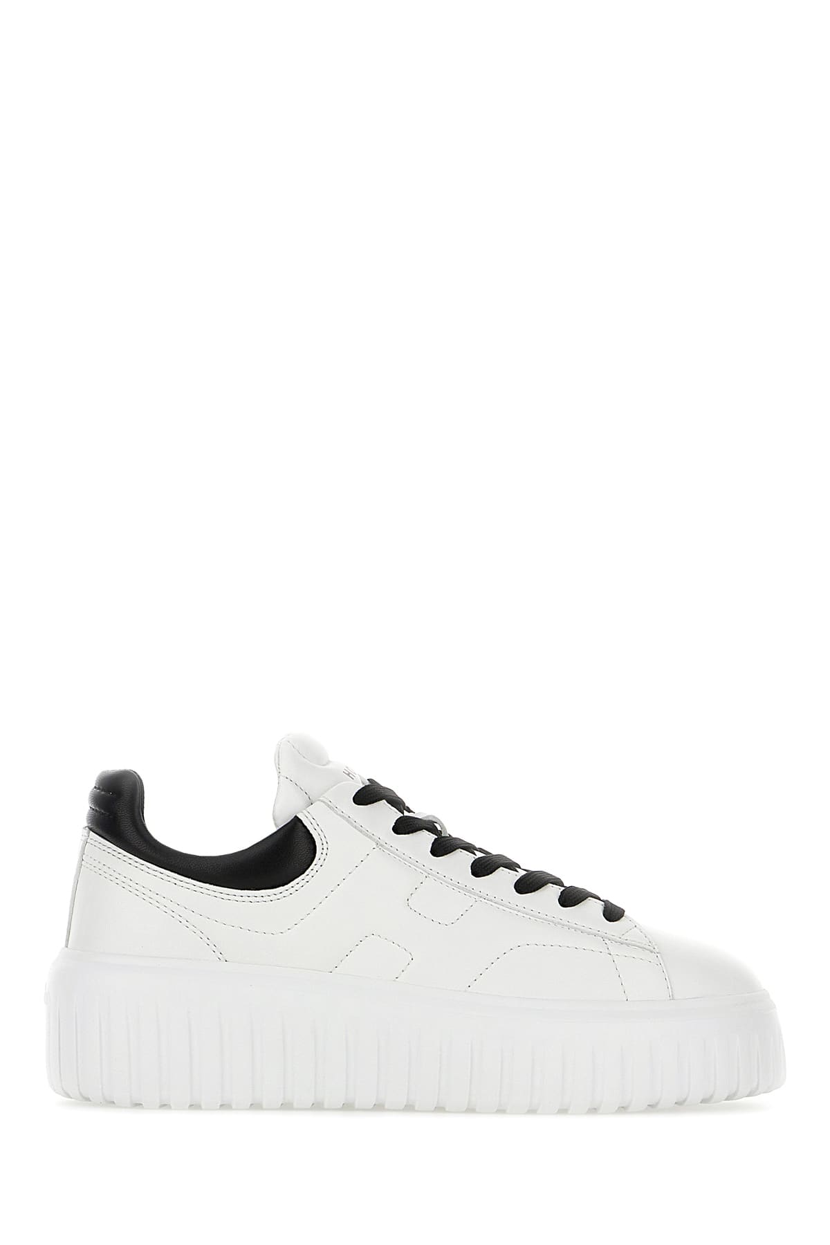 Hogan H-stripes Lace Up Sneakers In Multi