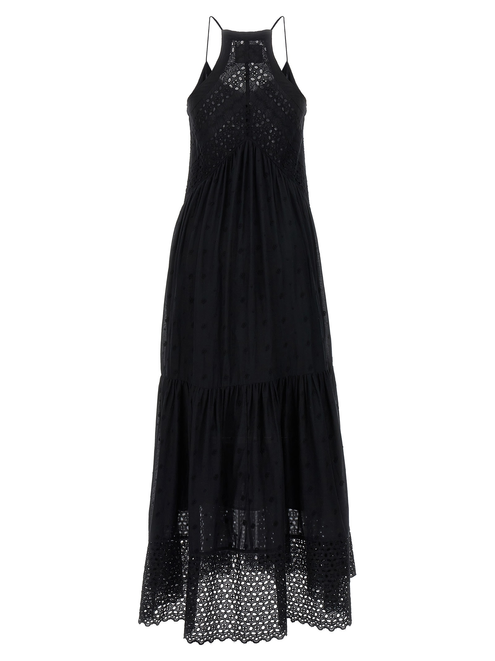 Shop Marant Etoile Sabba Maxi Dress In Black