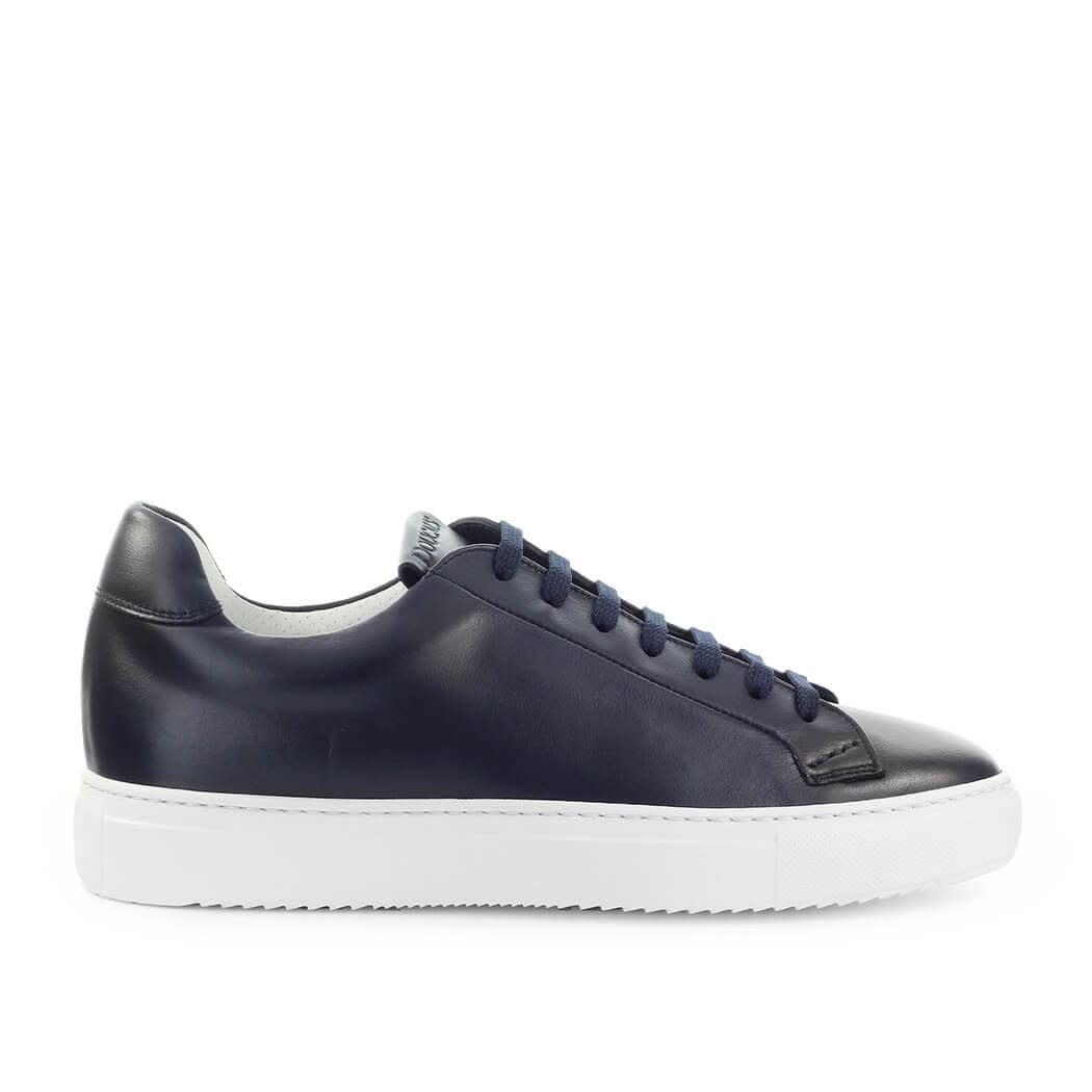 Doucals Blue Leather Sneaker
