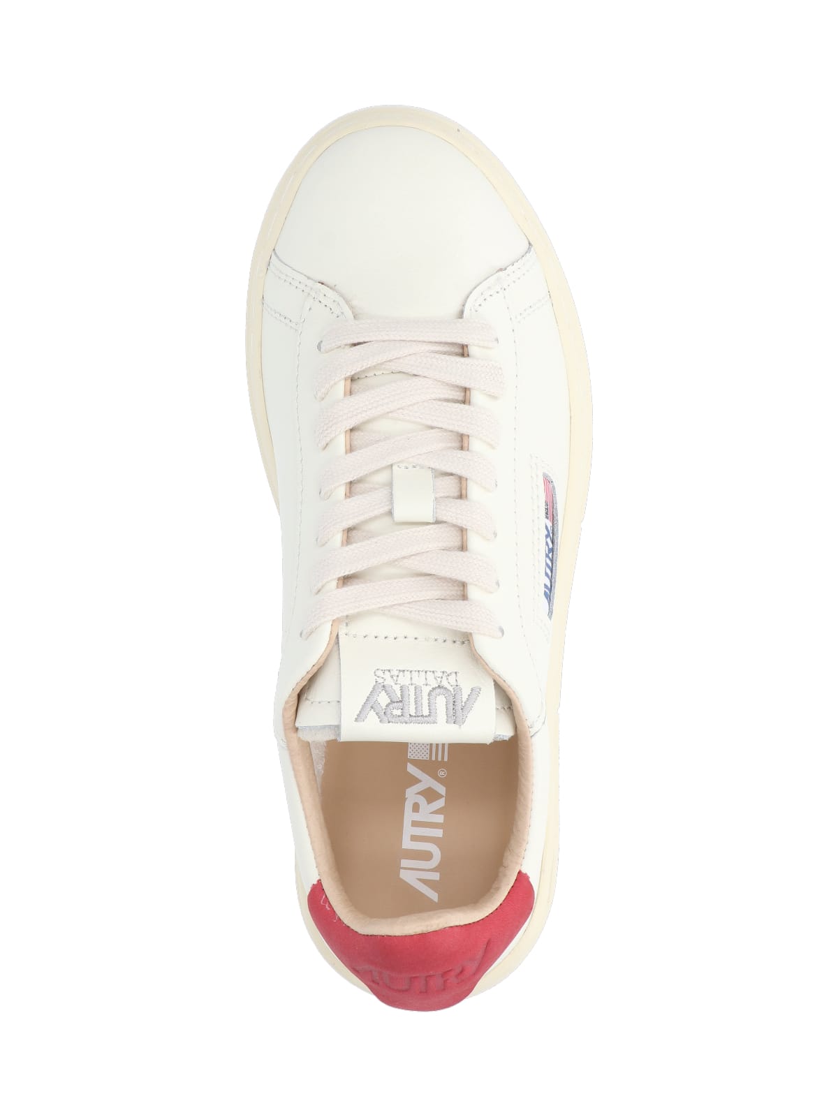 Shop Autry Dallas Low-top Sneakers In White