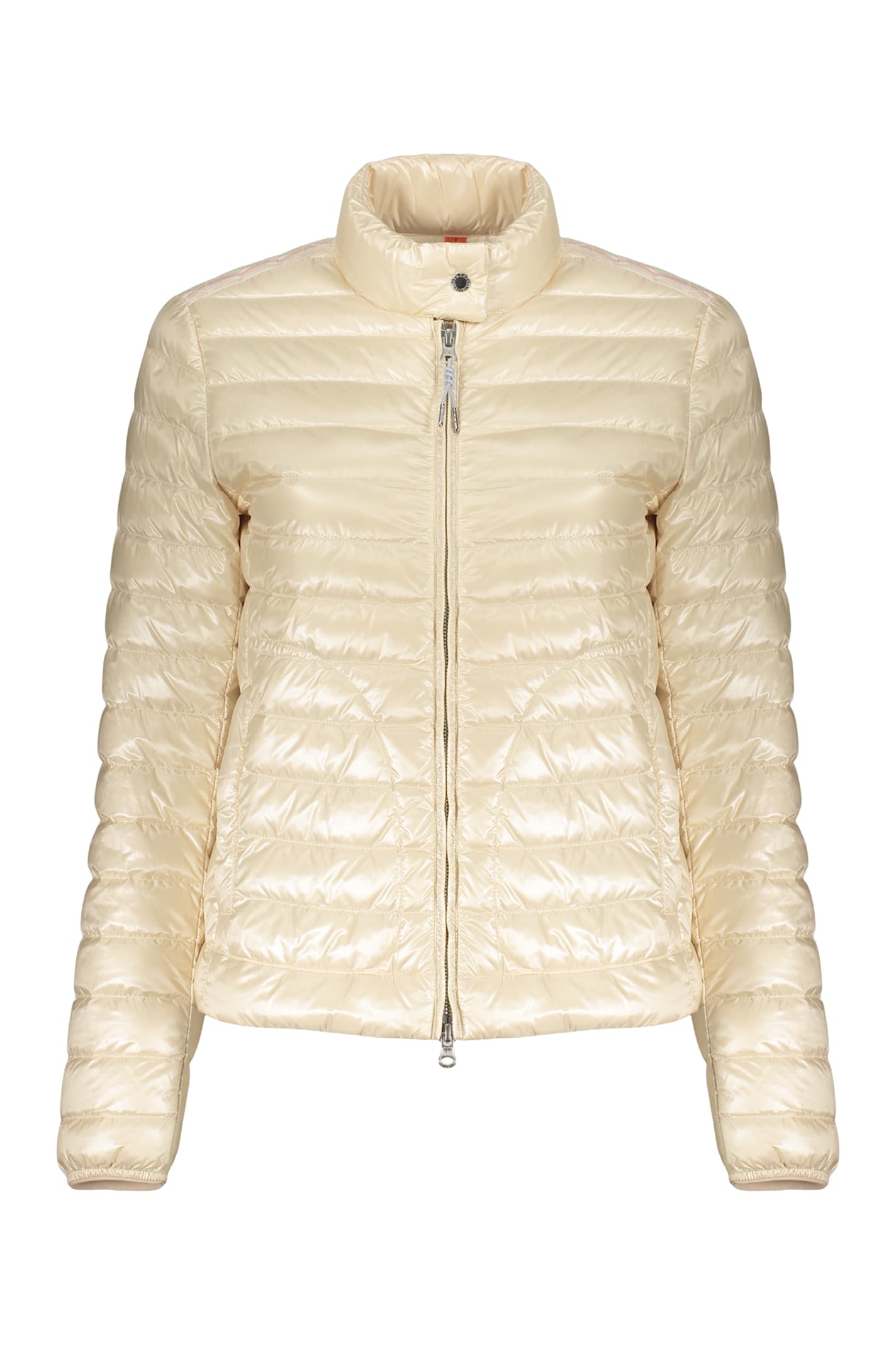 Parajumpers Lightweight Cream Quilted Jacket With Zip In White