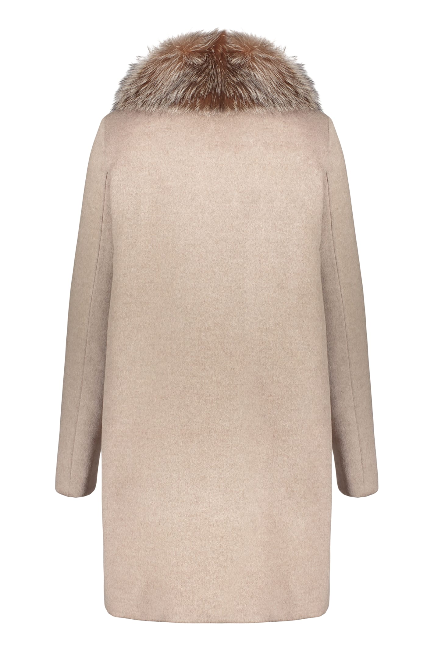 Moorer Padded Wool-blend Coat