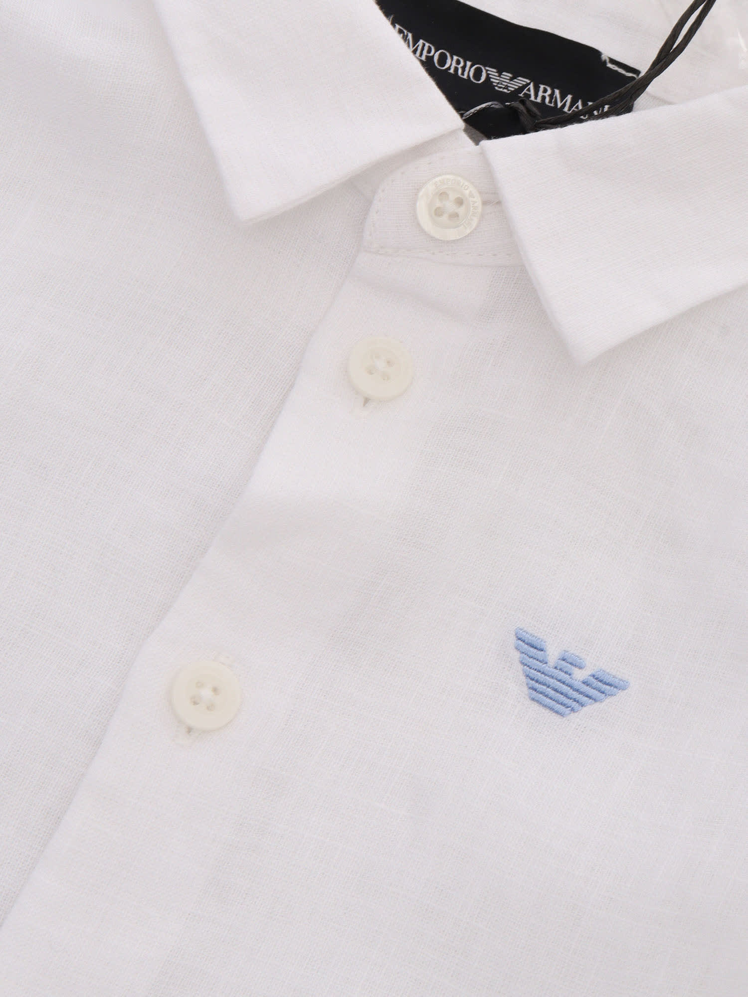 Shop Emporio Armani White Shirt With Logo