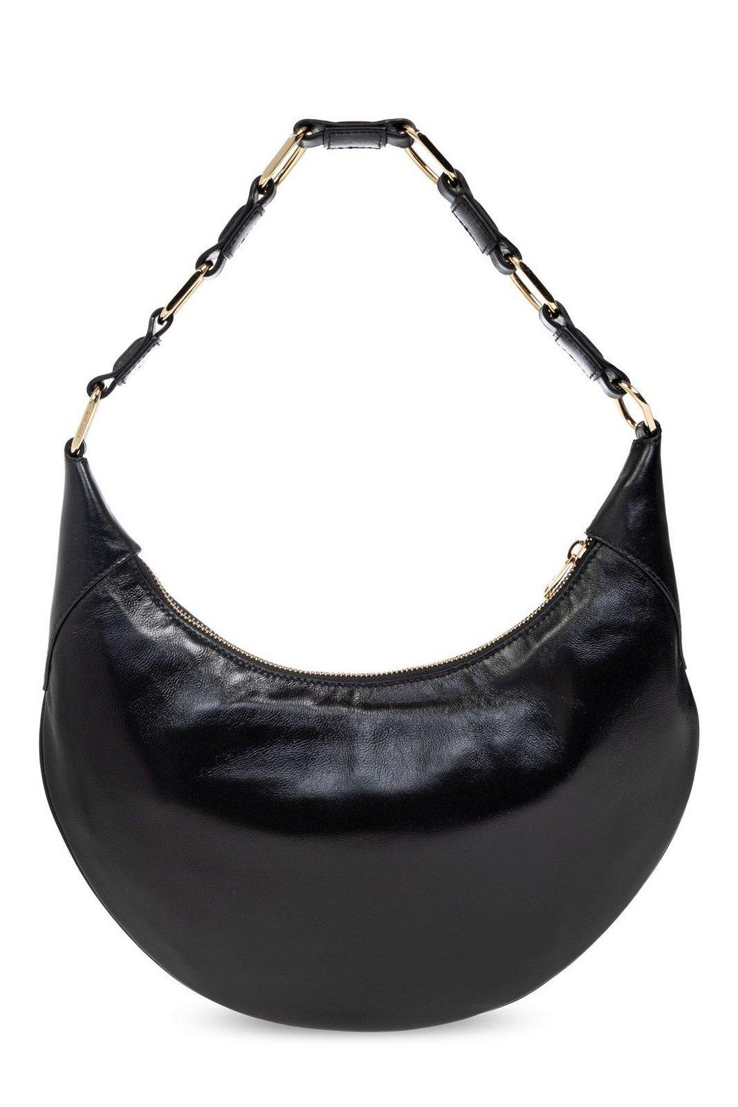 Shop Anine Bing Kate Logo Stamp Shoulder Bag