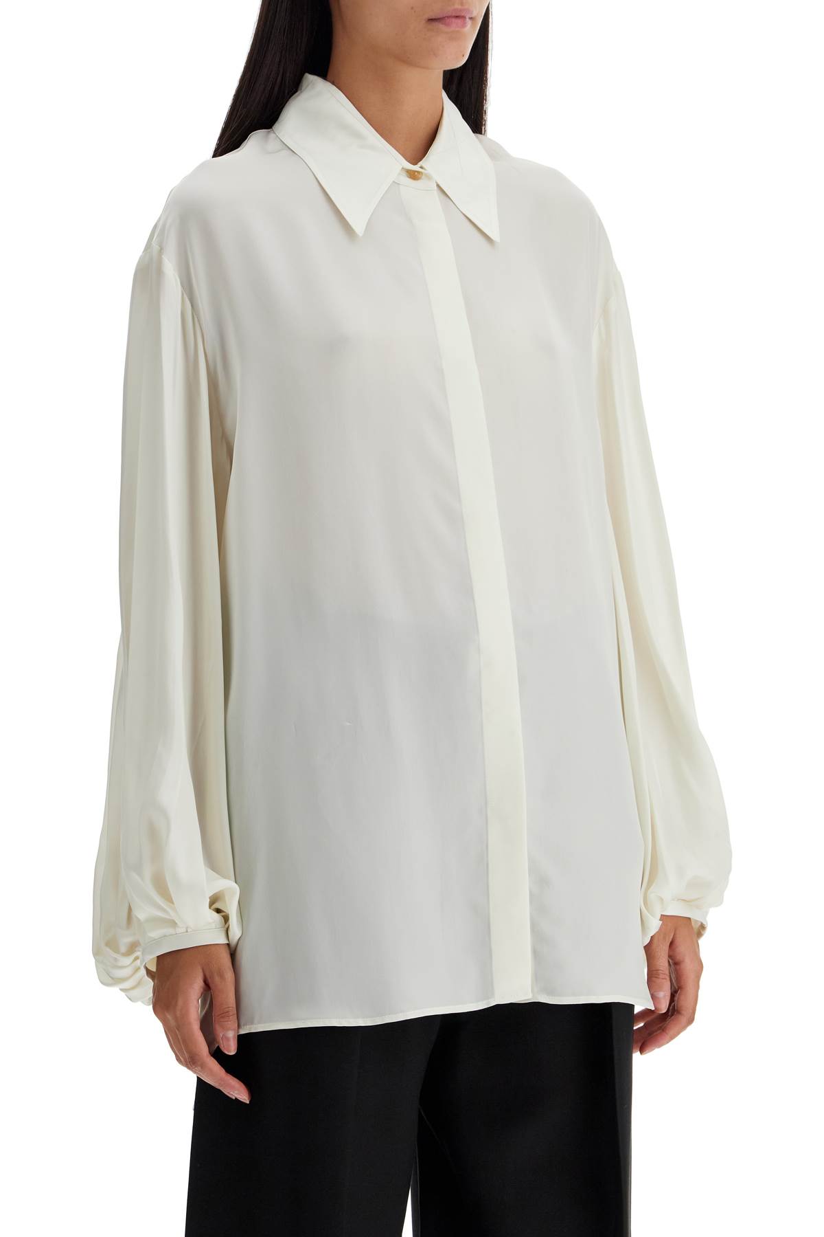 Khaite Ny Bam Shirt In Cream