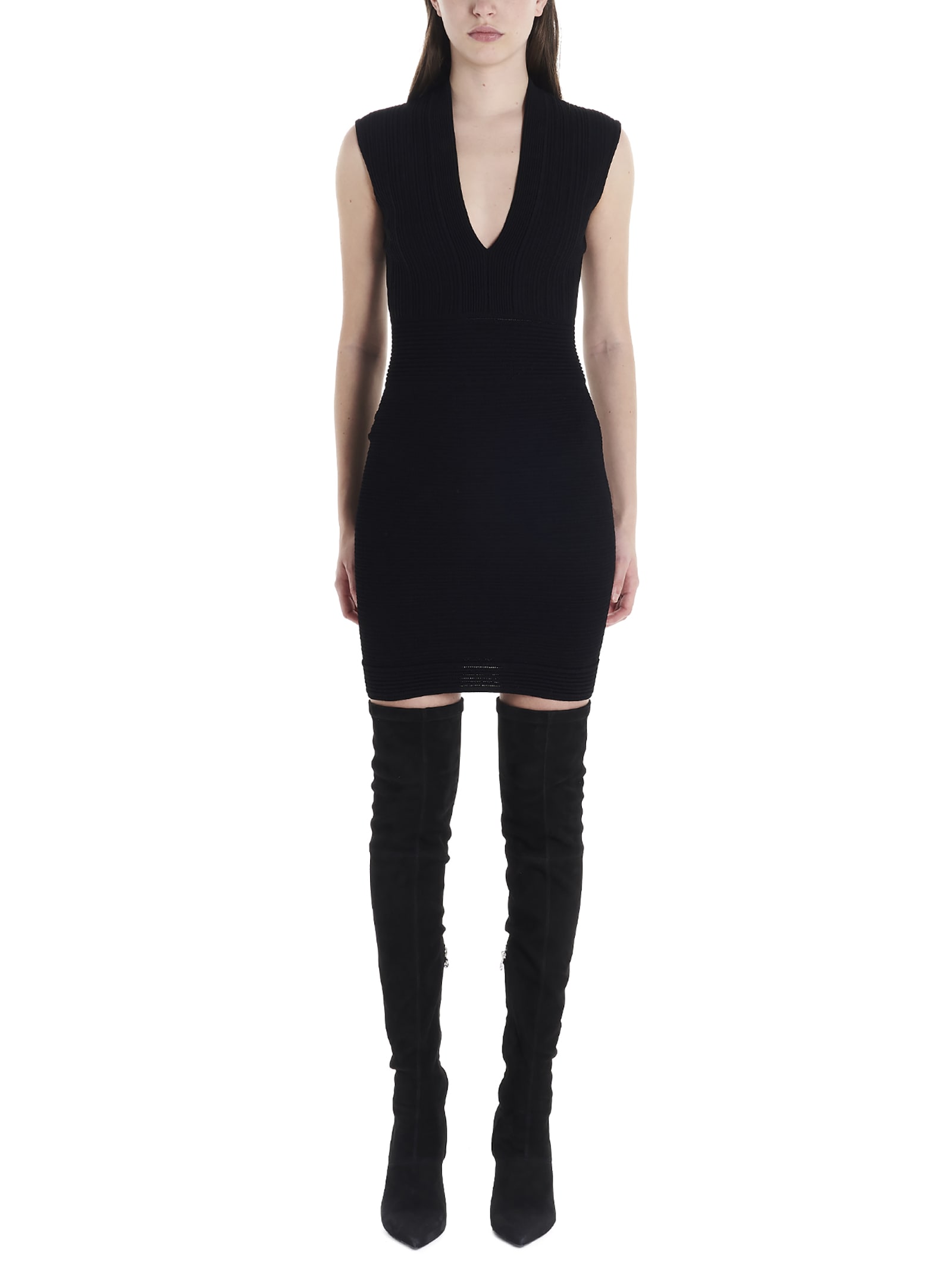 Balmain Dress In Black | ModeSens