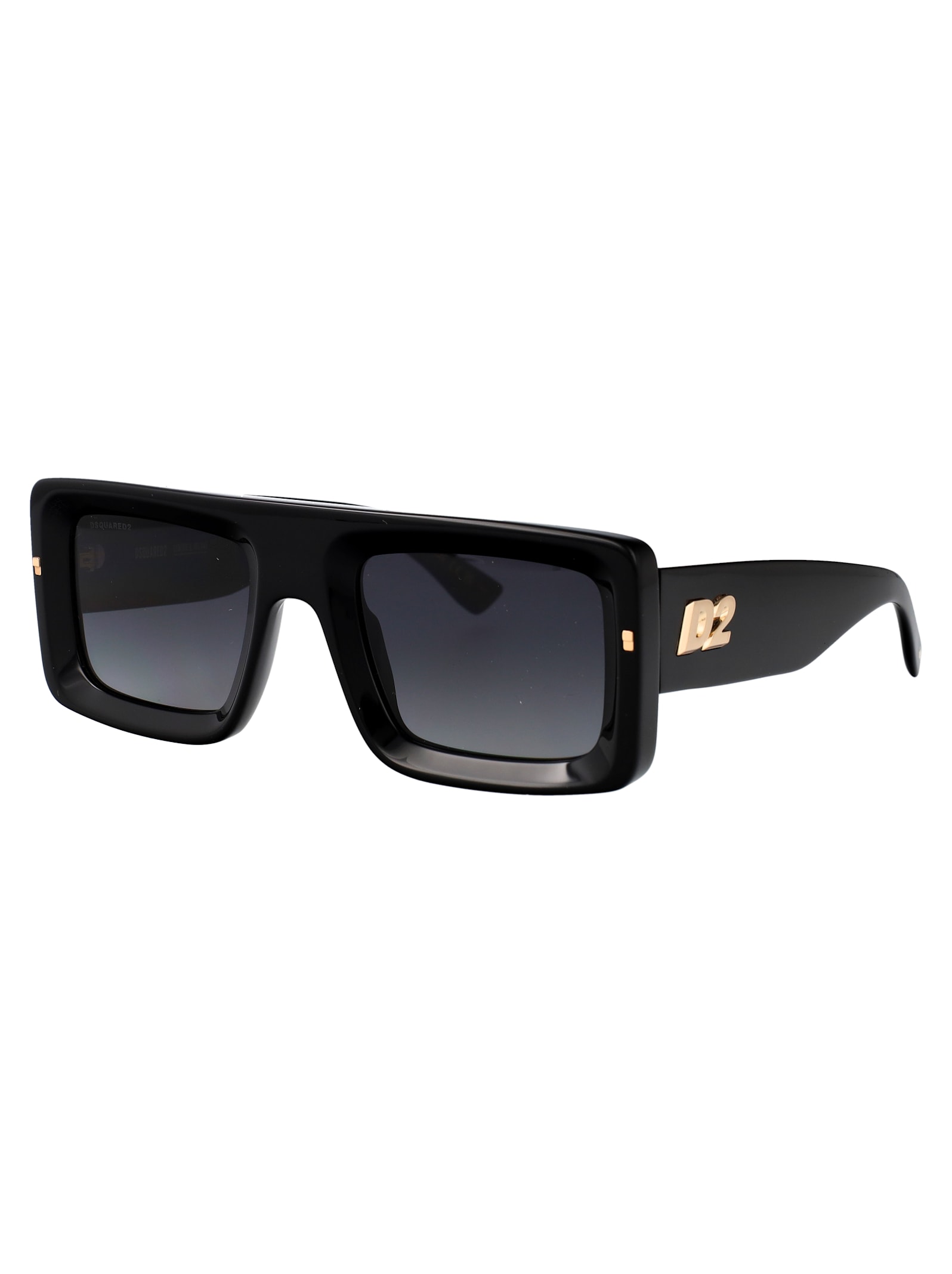 Dsquared2 Black Acetate Sunglasses In Black