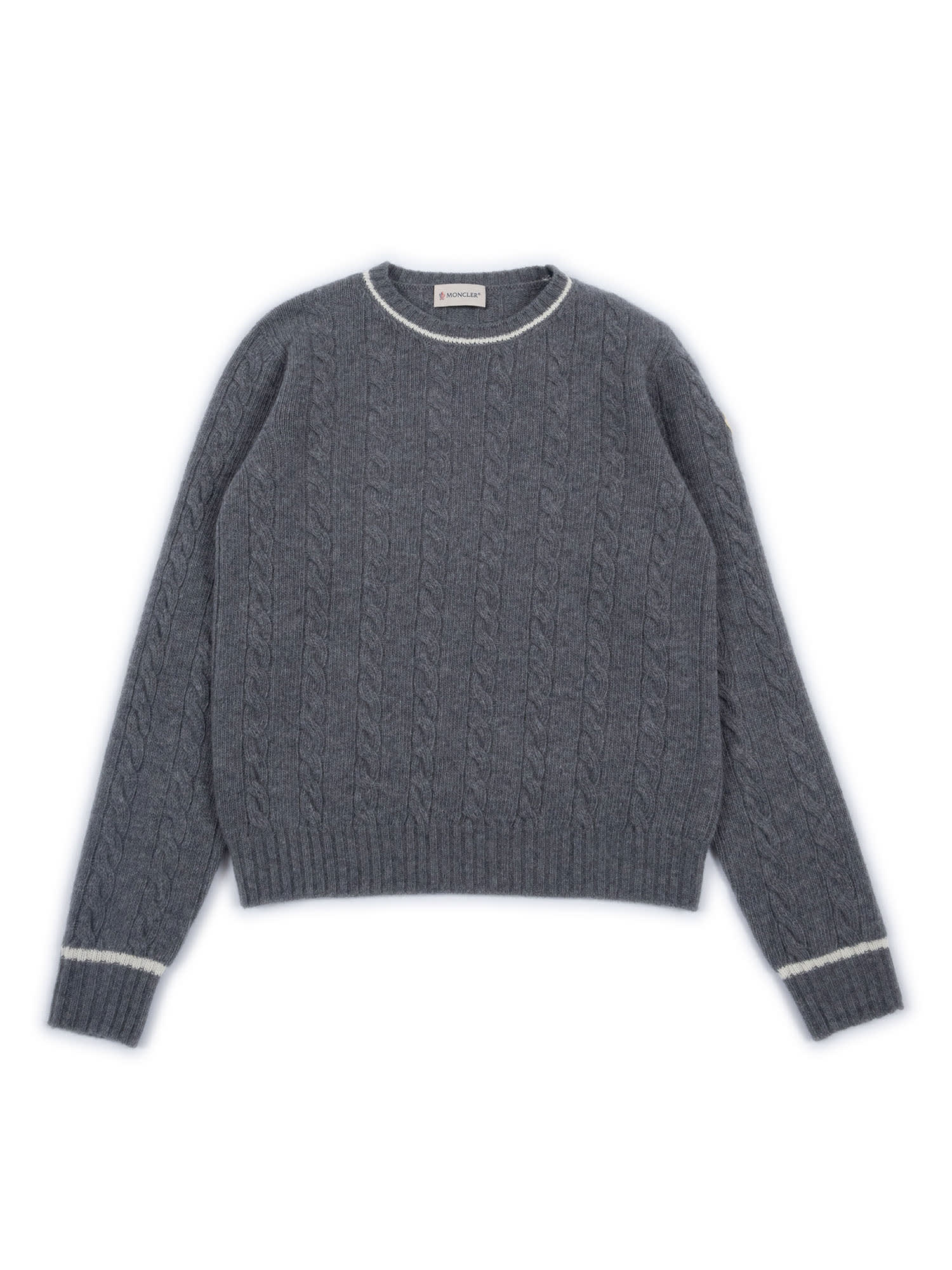 Moncler Crew Neck In Blue