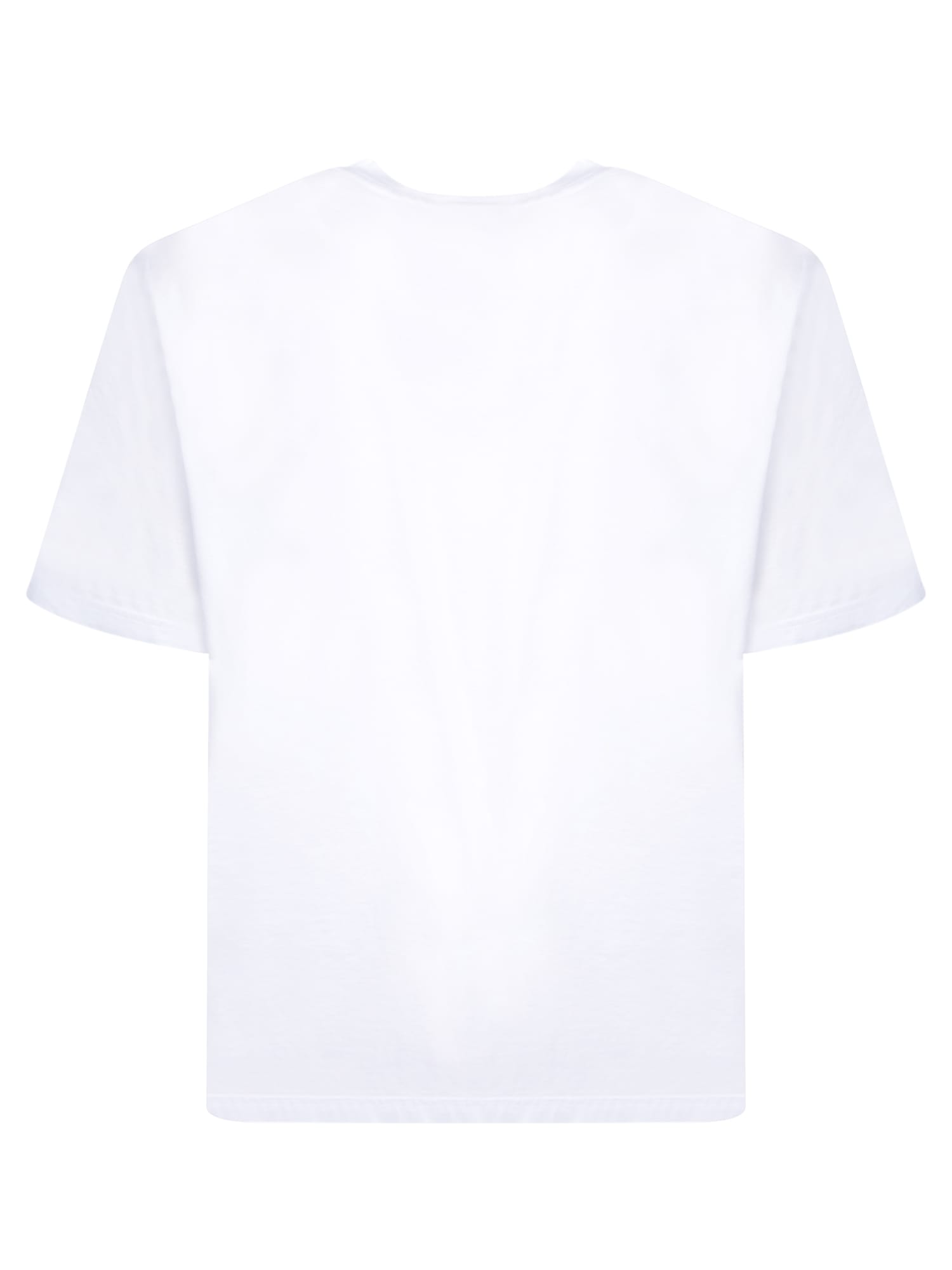 Shop Palm Angels White Monogrammed T-shirt