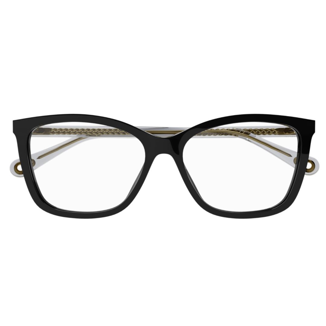 Chloé Ch0118o005 Black Grey Transparen In Black