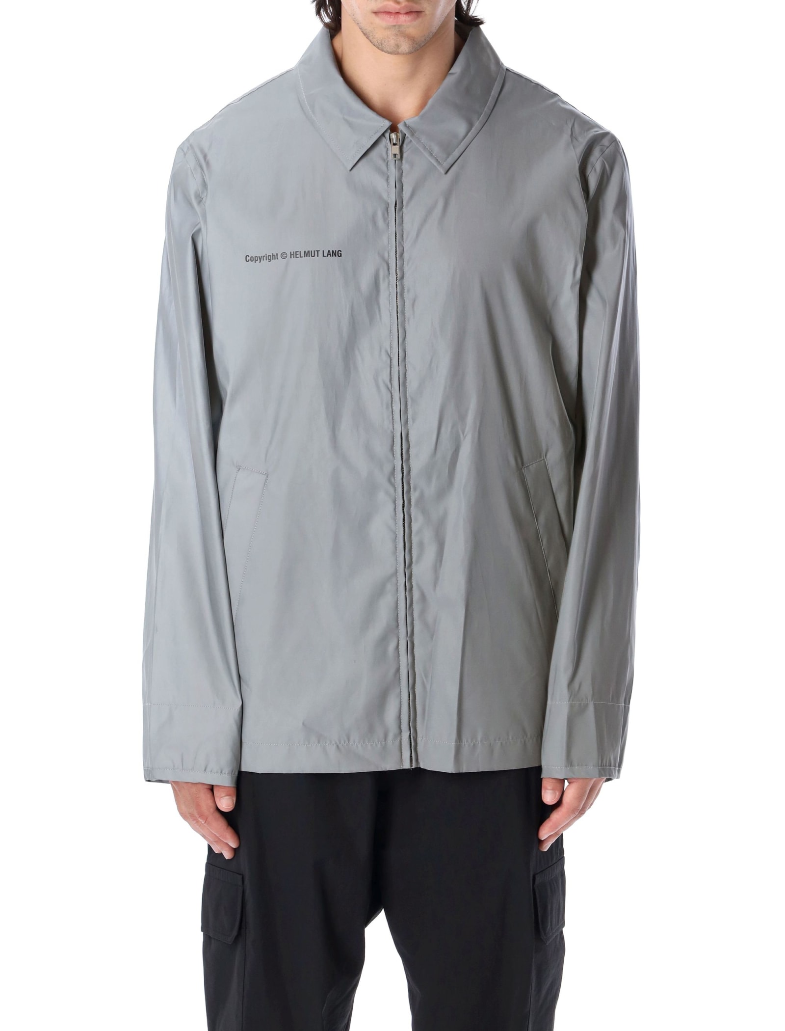 helmut lang reflective coach jacket